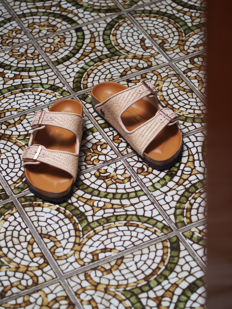 Birkenstock dolce far niente raffia hotsell
