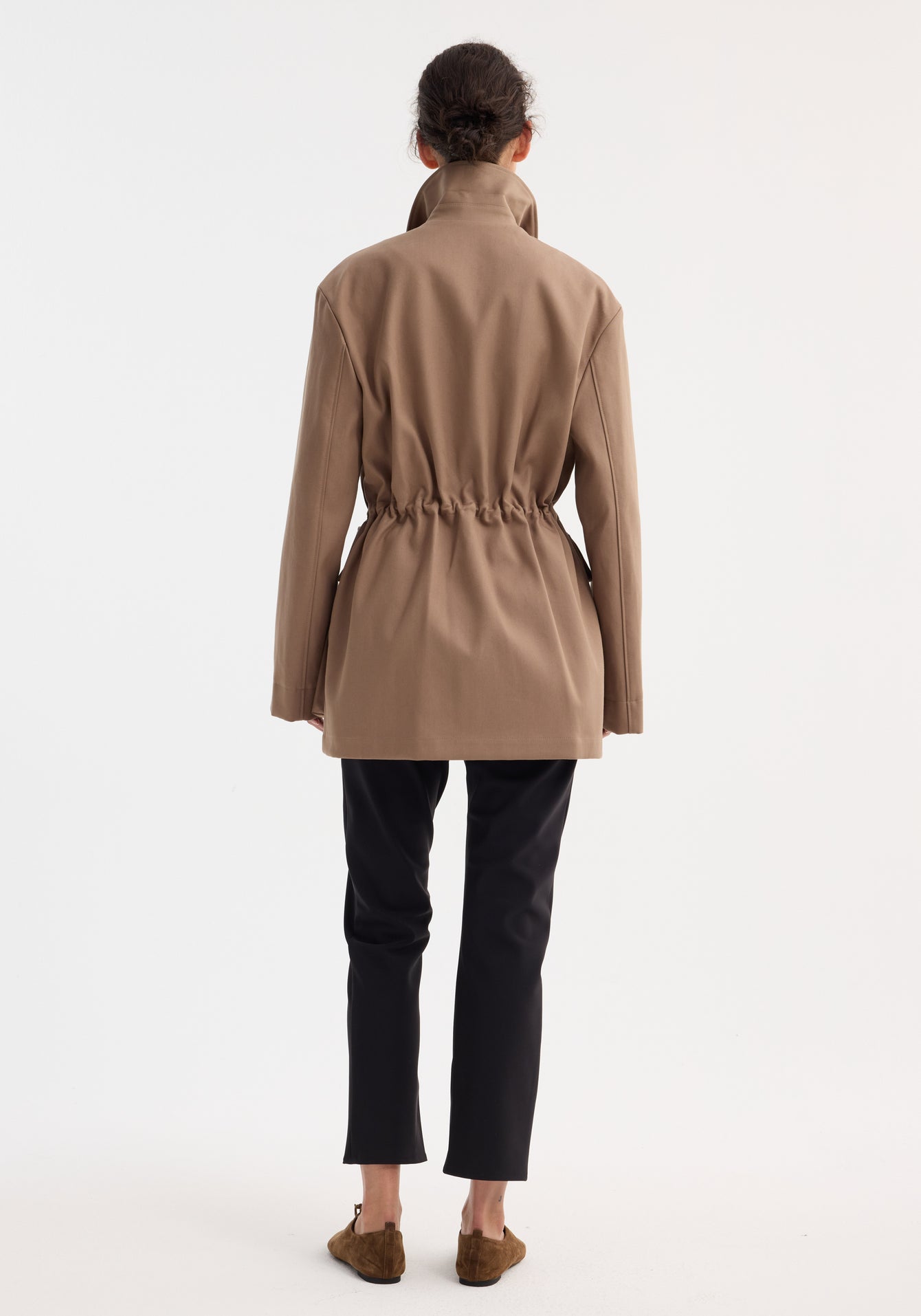 Rohe-Field Jacket w/Waist Adjuster - Clay-Jackets-Boboli-Vancouver-Canada