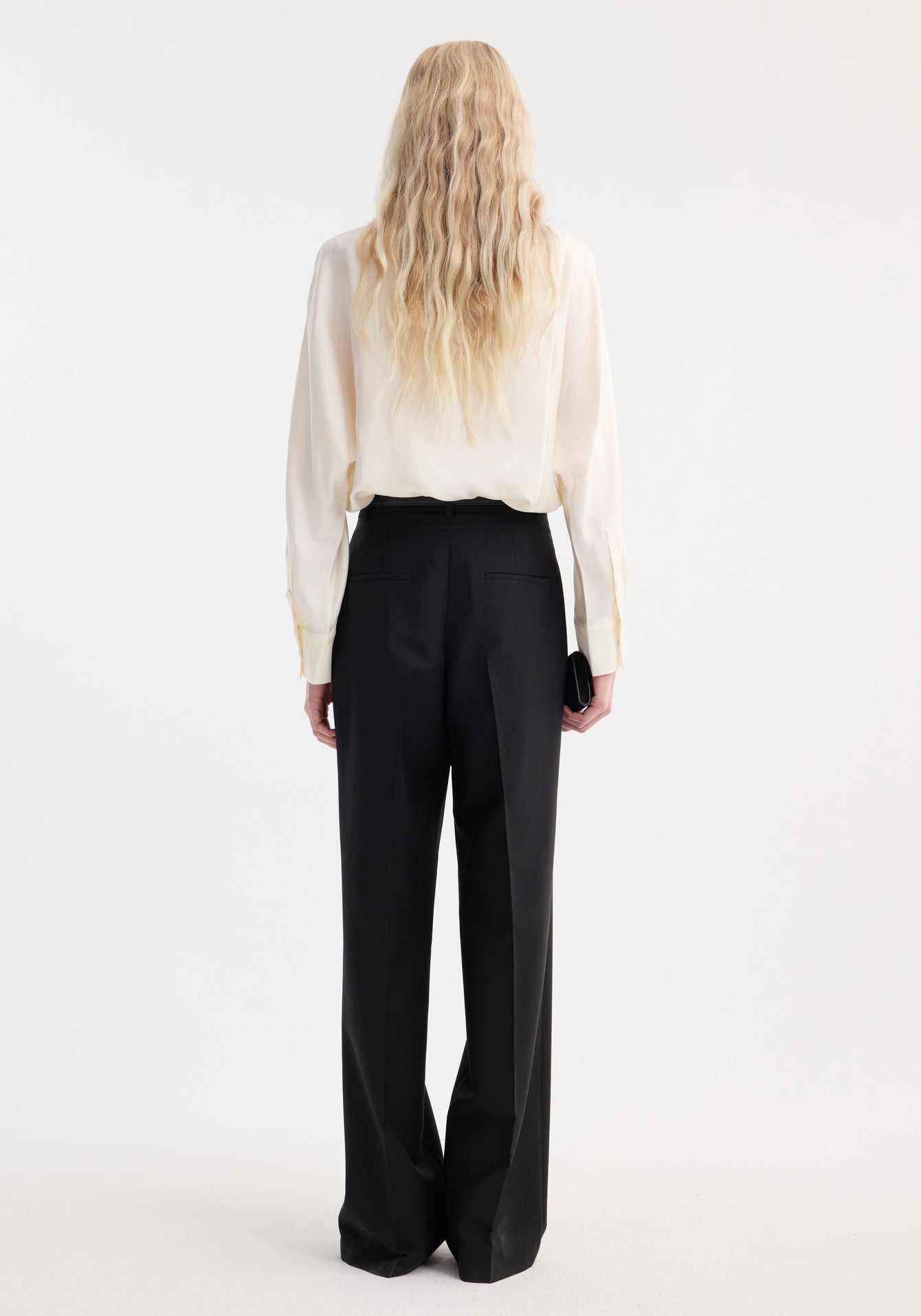 Rohe-Relaxed Fit Button Down Top - Cream-Tops-Boboli-Vancouver-Canada