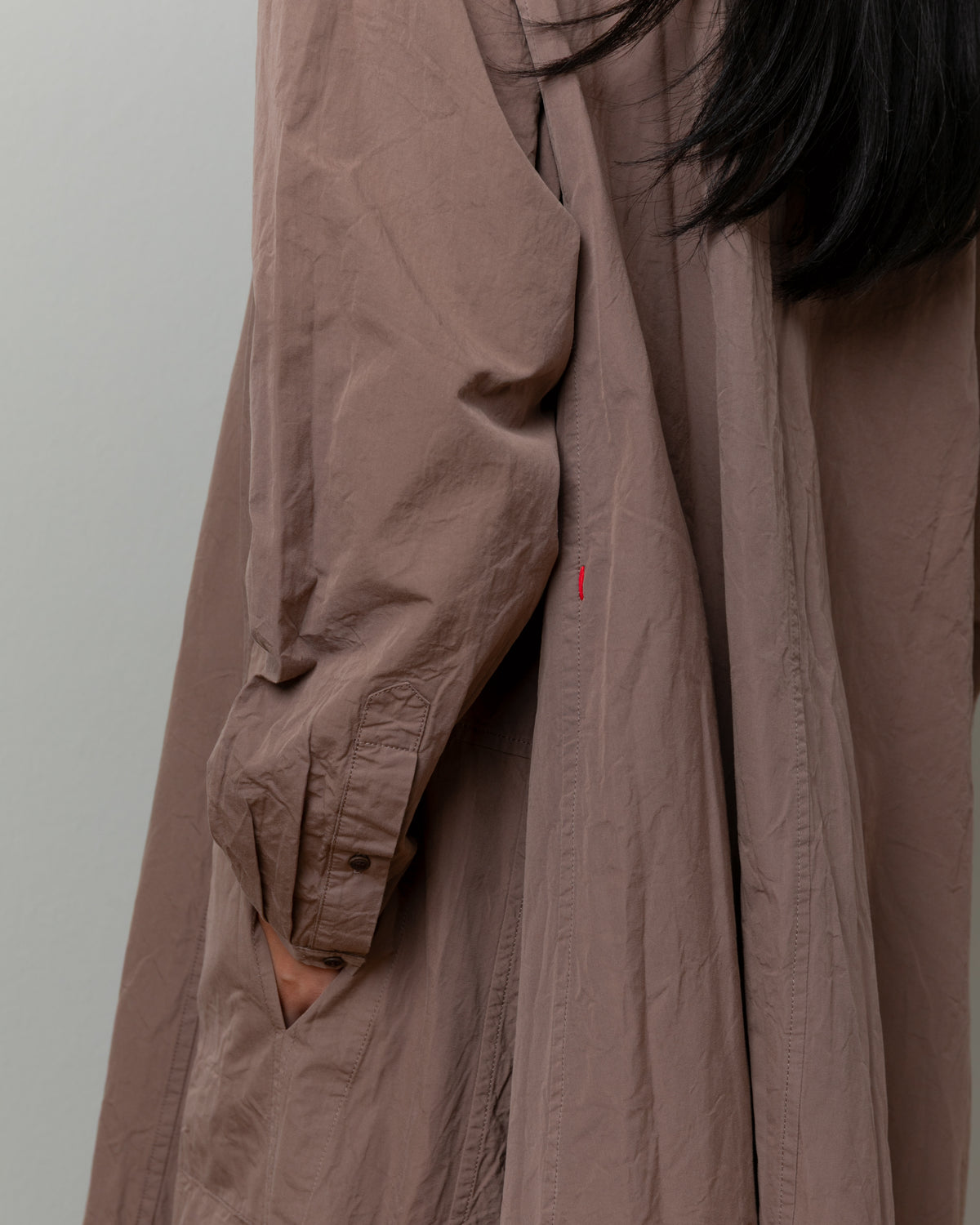 Harmony Paper Cotton Dress - Clay