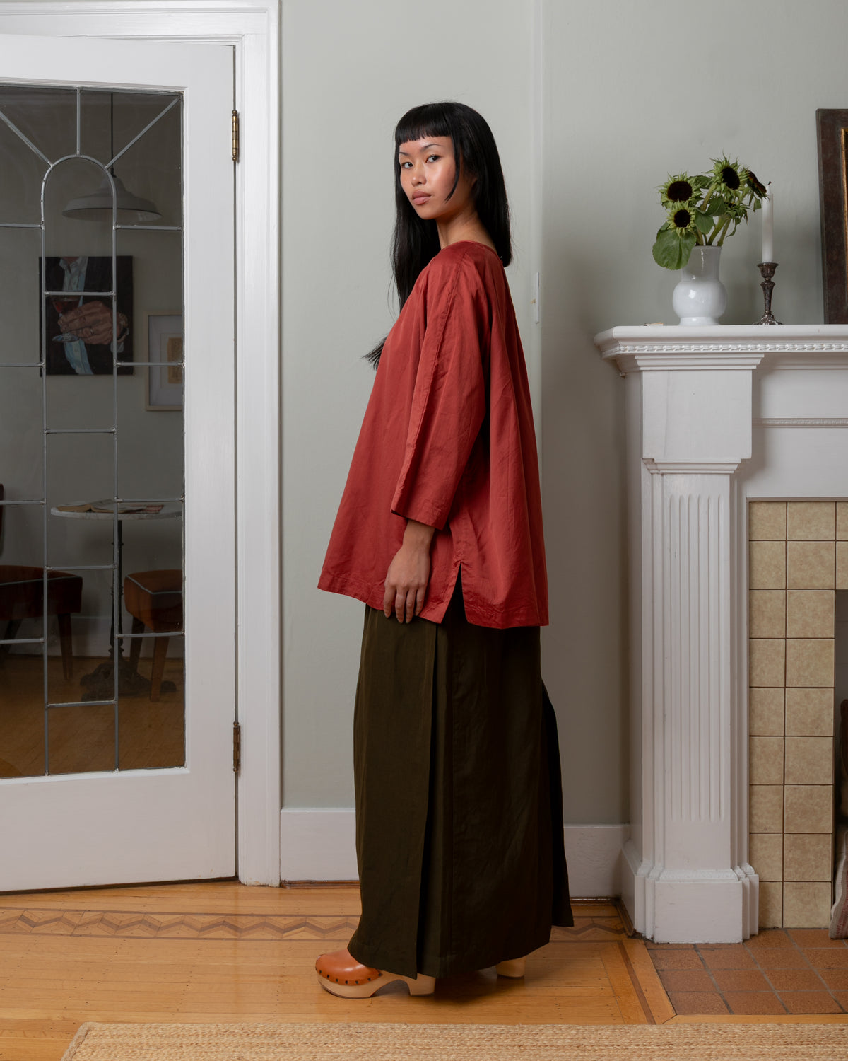 2By Twill Cotton Top - Brick