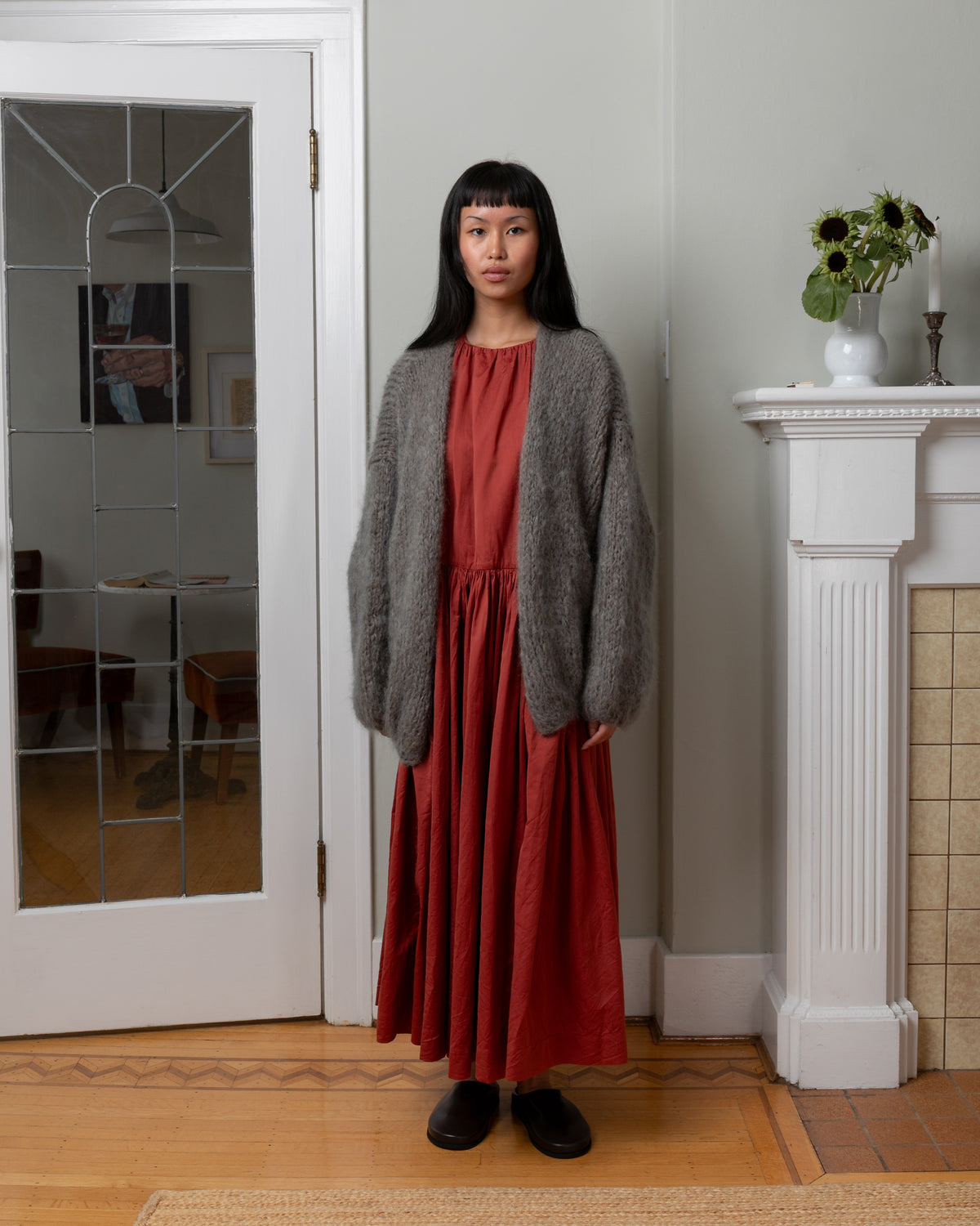 Short Cardigan - Khaki