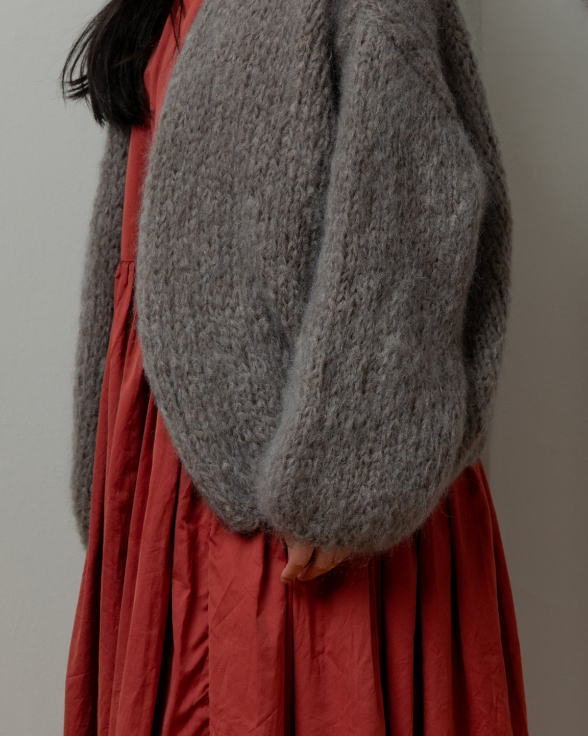 Short Cardigan - Khaki