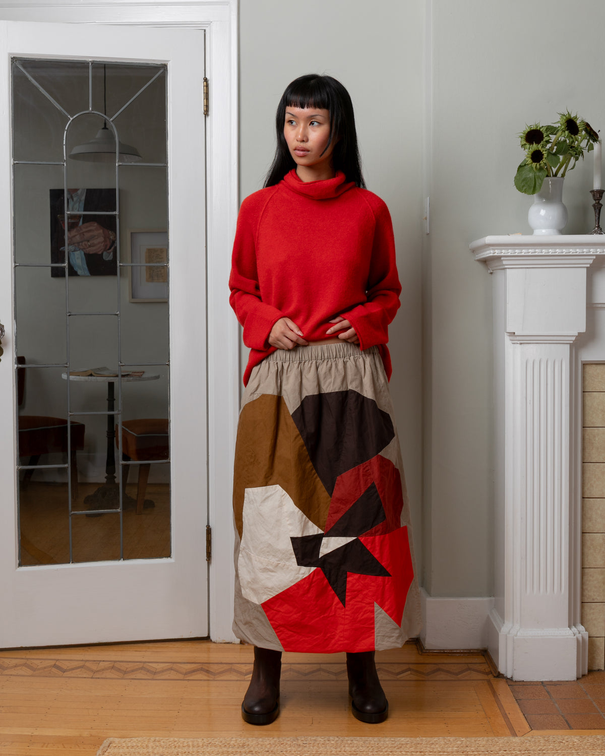 Flora Patchwork Skirt - Mixed Colors