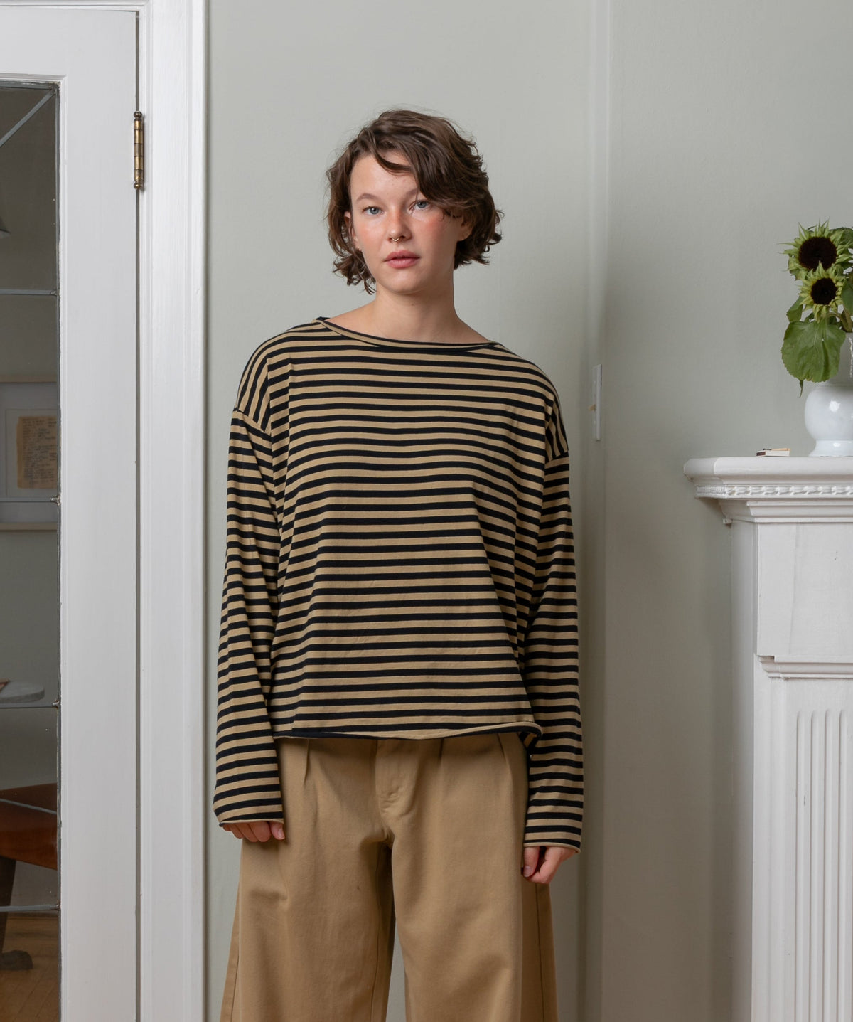 Maglia Lola - Striped Jersey Top - Fennec