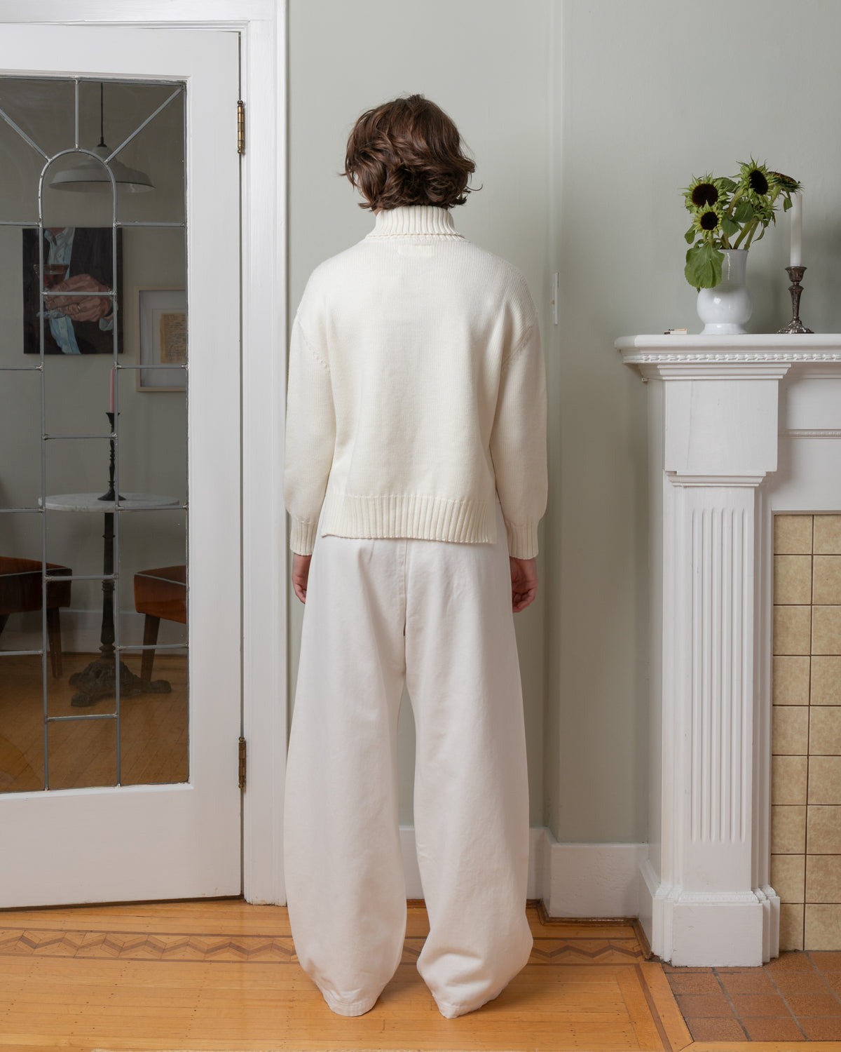 Maglia Fiore Top - Winter White