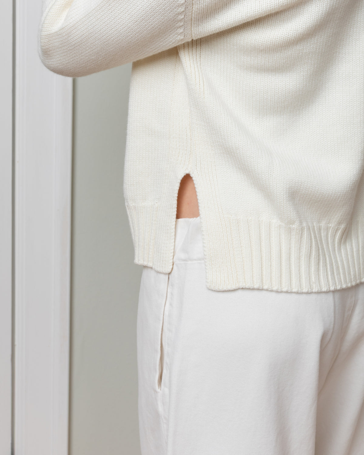 Maglia Fiore Top - Winter White