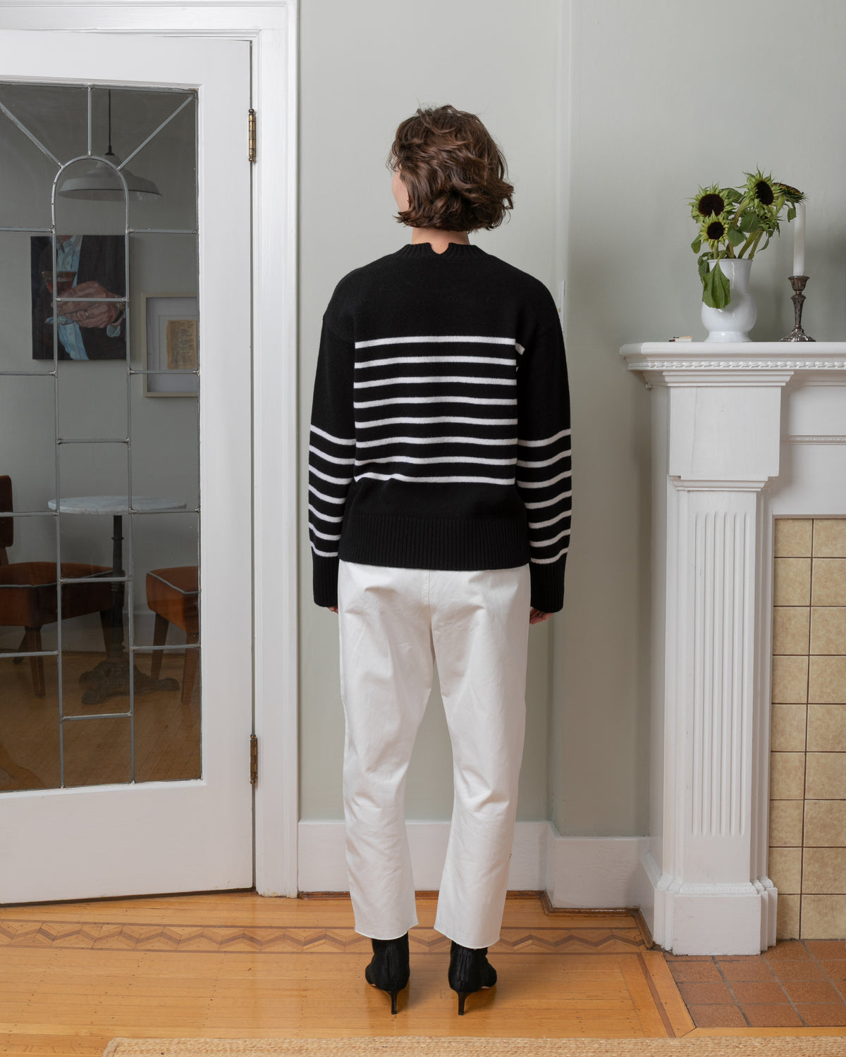 Ege Sweater - Black W White