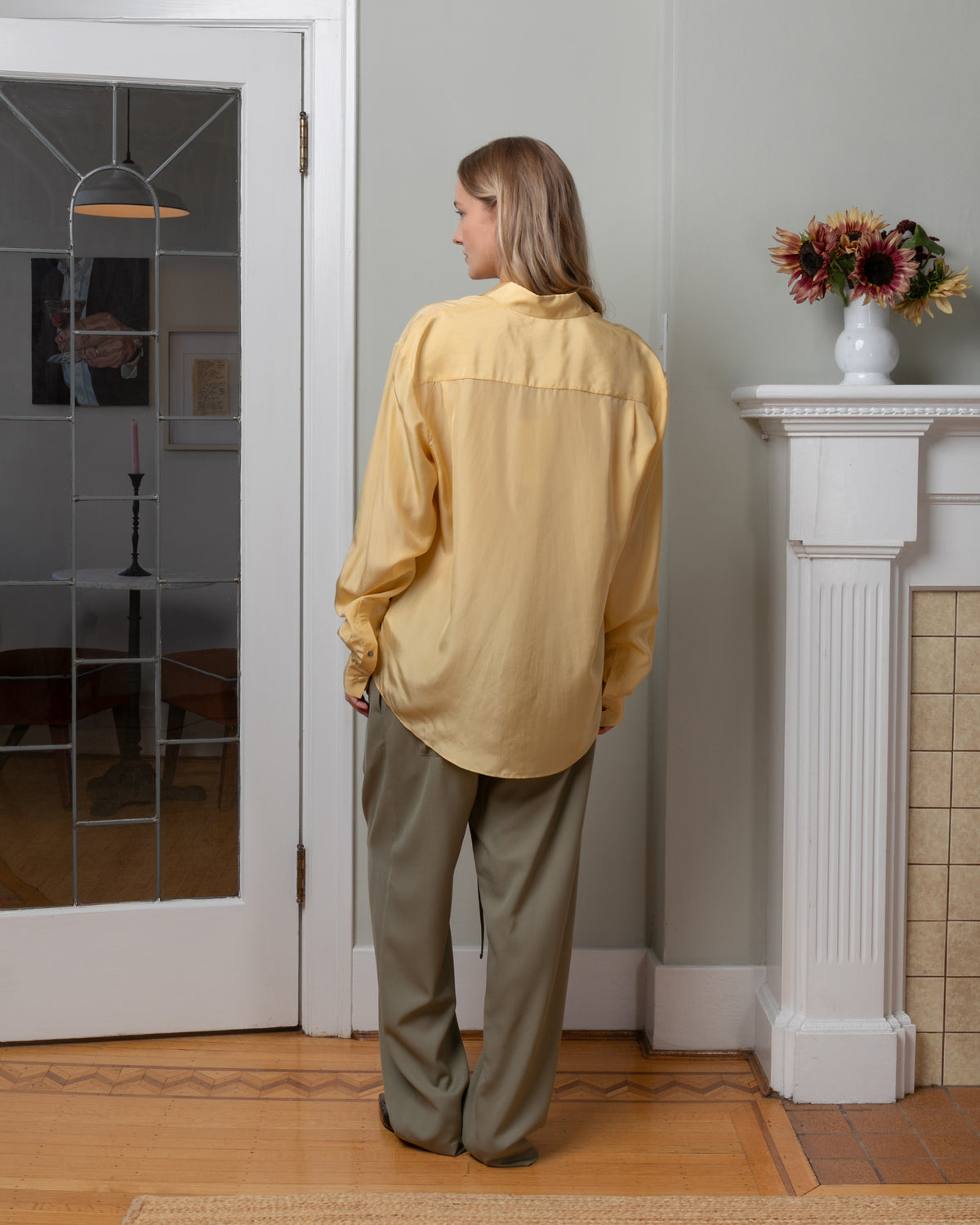 Mixed Button David Shirt - Butter