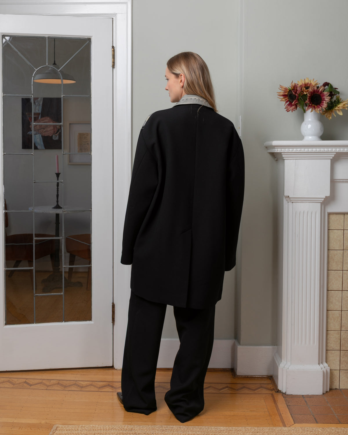 Preservation Pascal Coat - Black / Cream