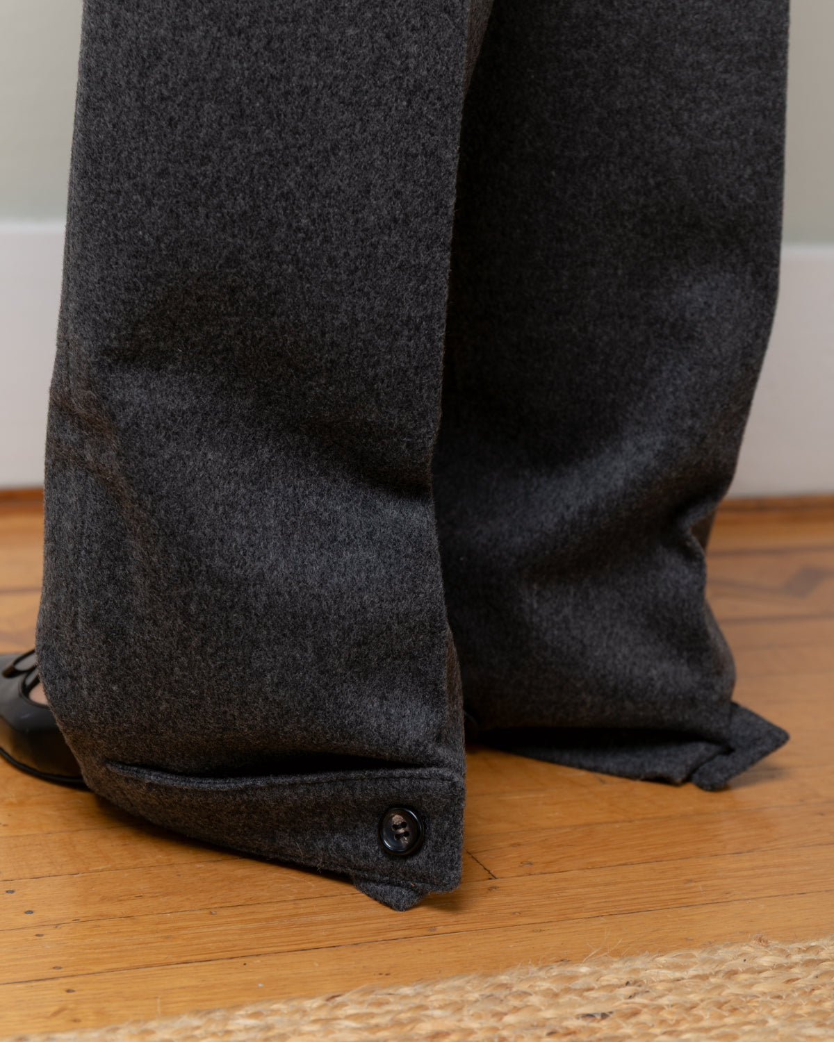 Bare-Versatile Wide Pants Unisex - Charcoal-Pants-Boboli-Vancouver-Canada