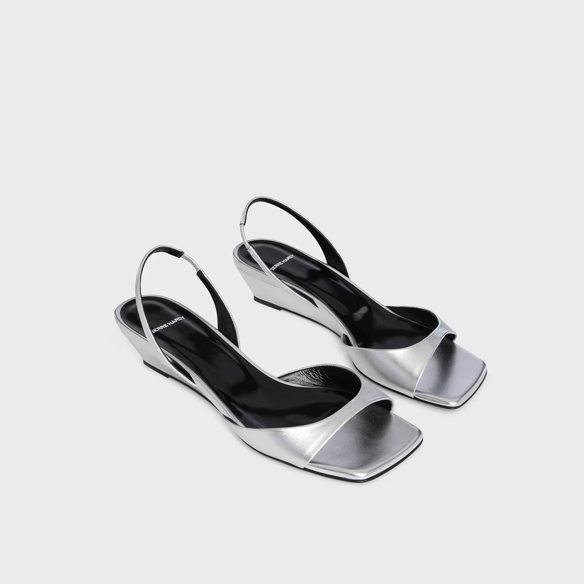 Amber Sandal 35mm - Silver