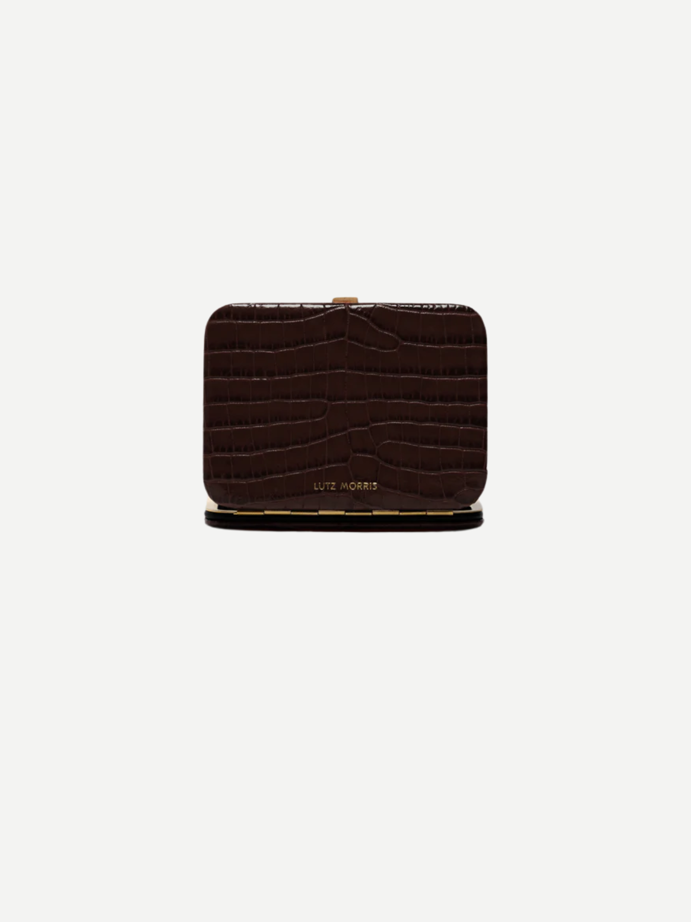 Lutz Morris-Nolan Cardholder - Chocolate Croco-Bags-Boboli-Vancouver-Canada