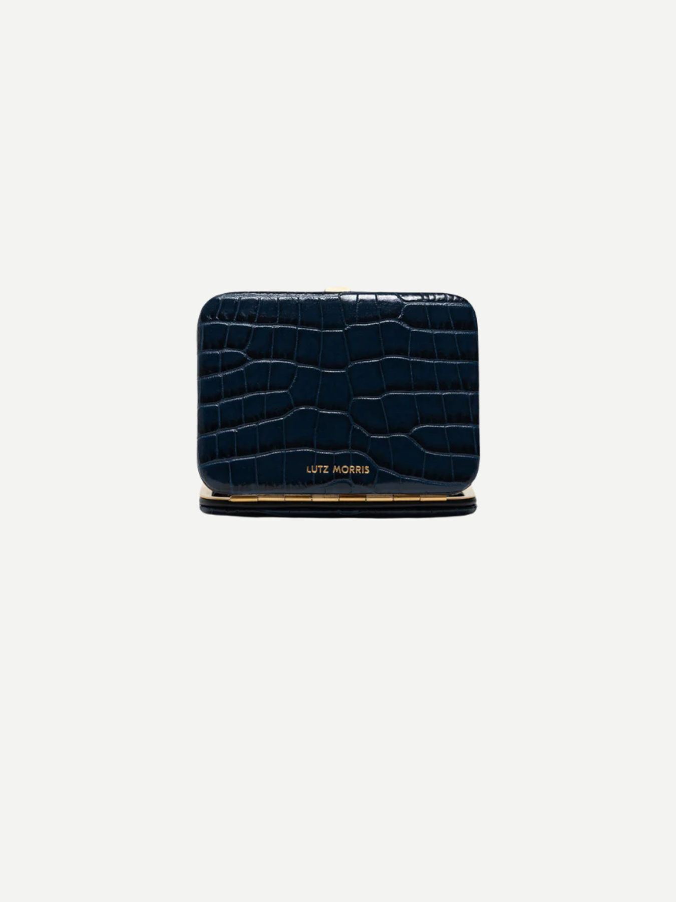 Lutz Morris-Nolan Cardholder - Navy Croco-Bags-Boboli-Vancouver-Canada