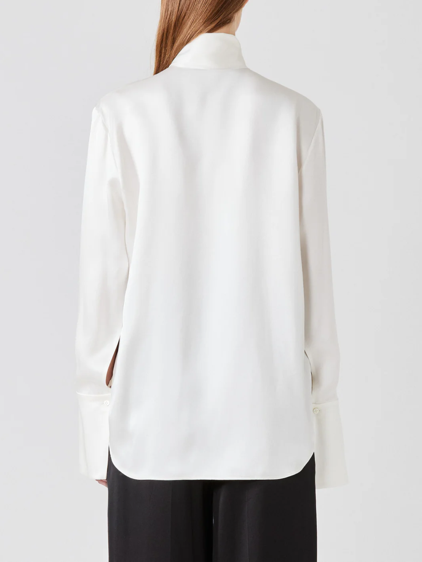 Sa Su Phi-Shirt w/Scarf - Ivory-Shirts-Boboli-Vancouver-Canada