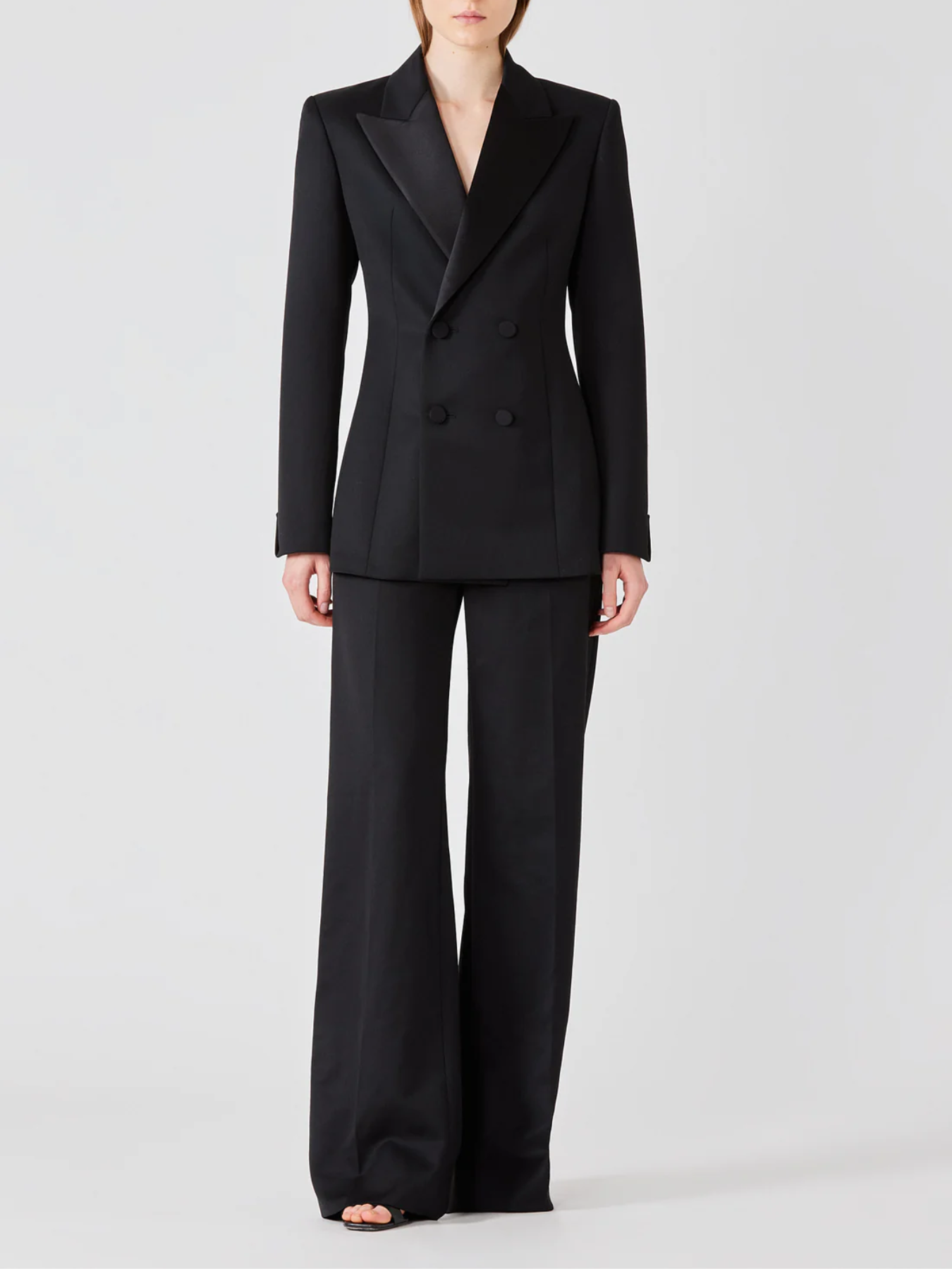 Sa Su Phi-Tuxedo D.B. Blazer - Black-Blazers-Boboli-Vancouver-Canada