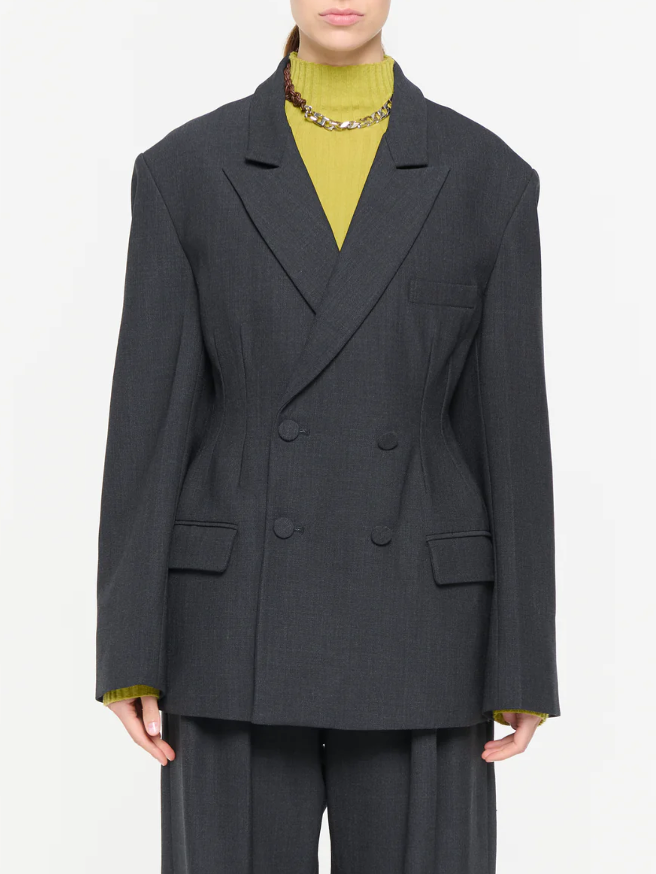 Plan C-D.B. Blazer - Anthracite Melange-Blazers-Boboli-Vancouver-Canada