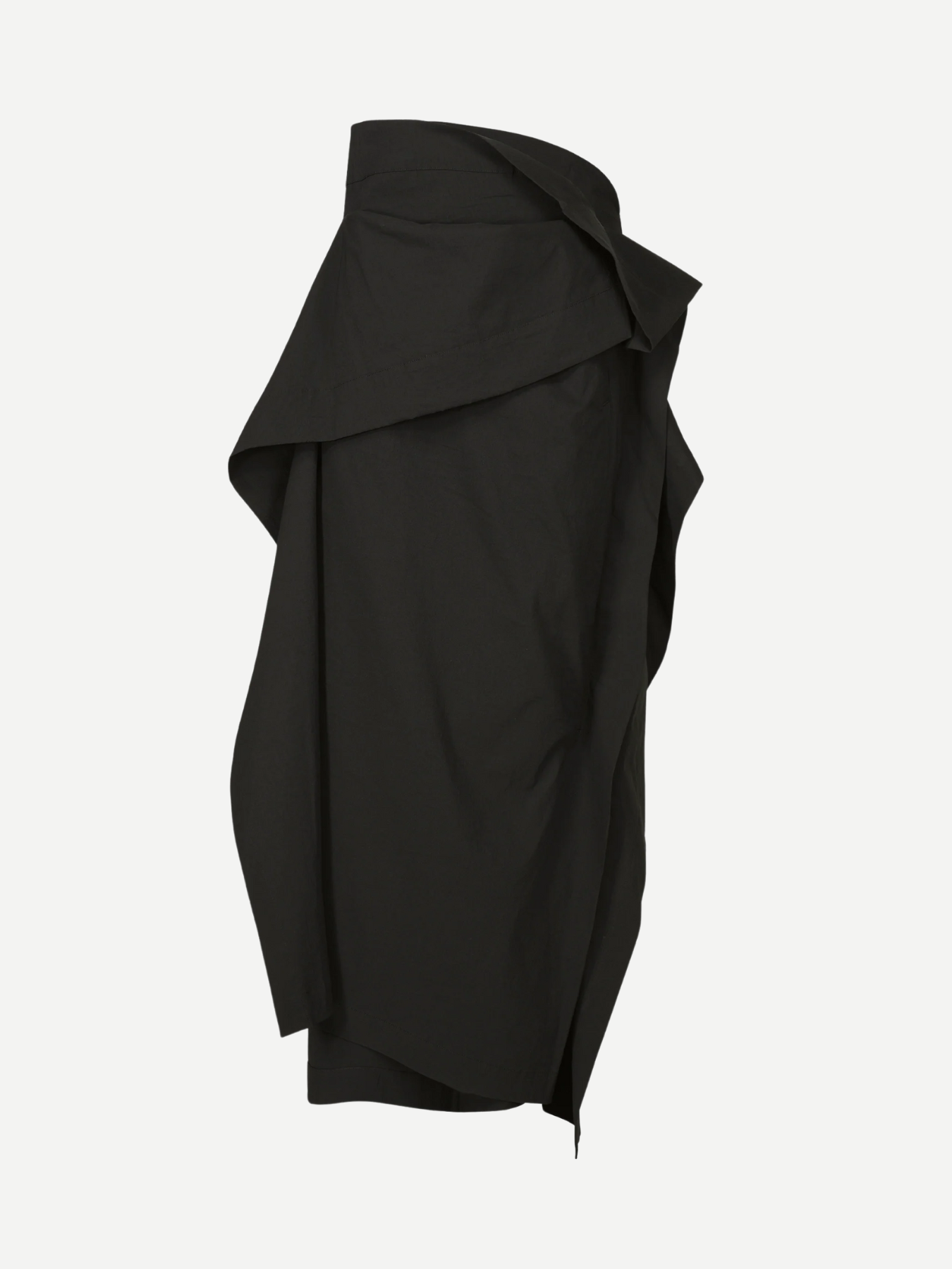 Collapsing Sculpture Skirt - Black