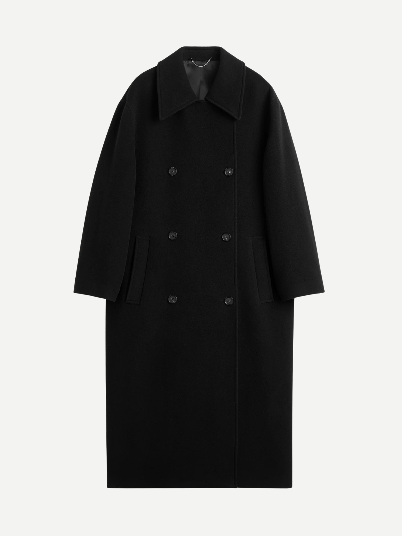 Totême-Shield Coat - Black-Coats-Boboli-Vancouver-Canada