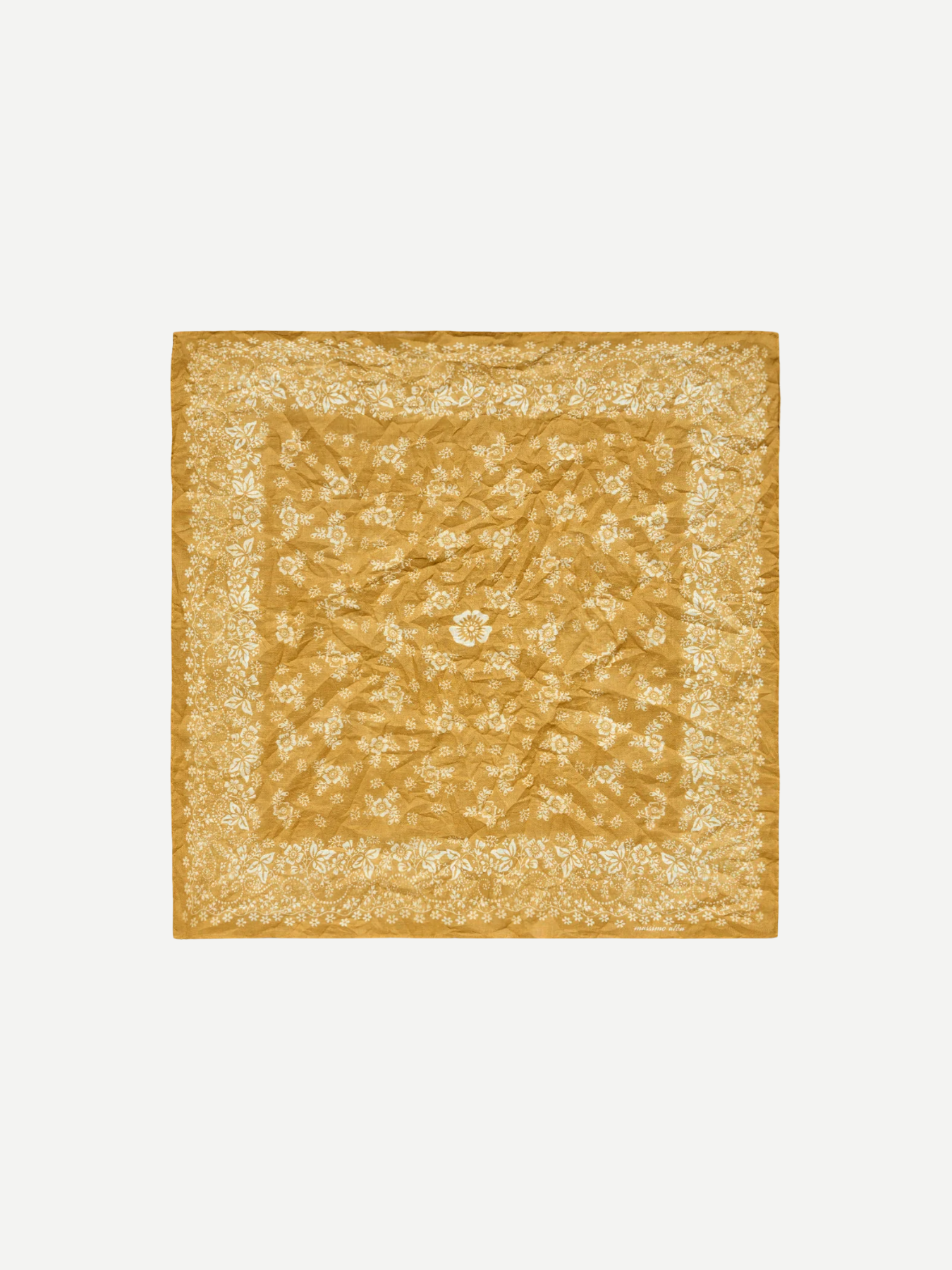 Massimo Alba-Pocket Handkerchief - Saffron-Accessories-Boboli-Vancouver-Canada