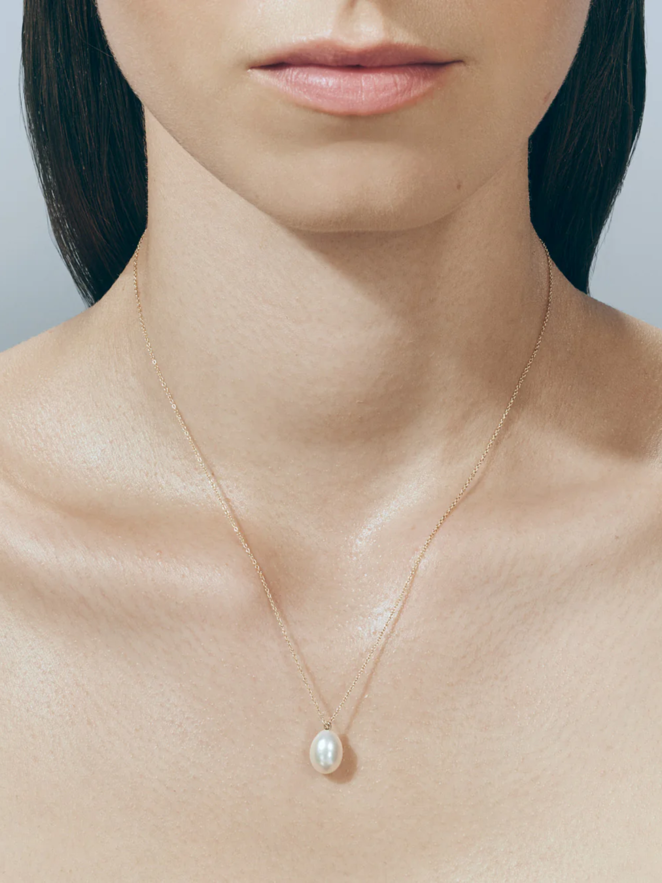Sophie Bille Brahe-Perle Poire Simple Necklace-Jewellery-Boboli-Vancouver-Canada