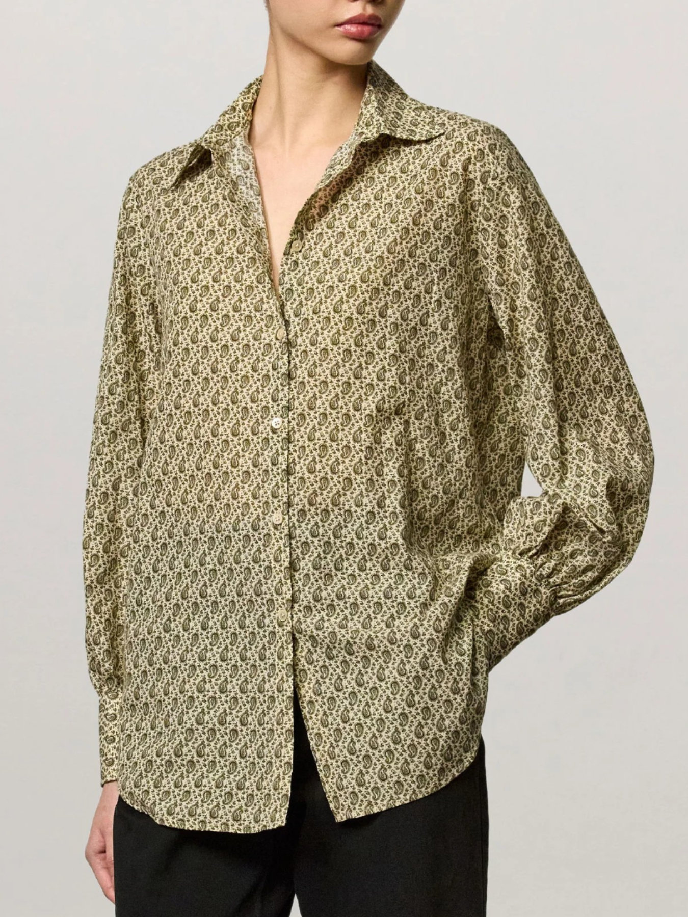 Massimo Alba-Anna Shirt - Military-Shirts-Boboli-Vancouver-Canada