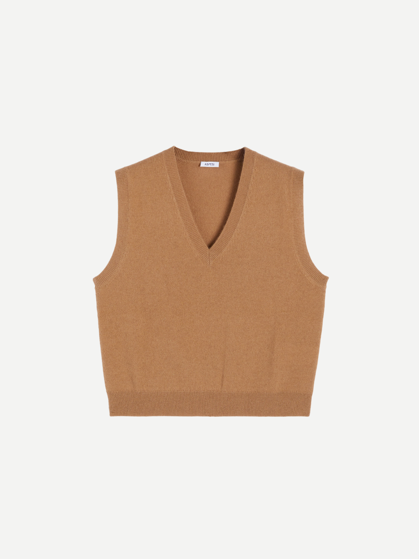 Aspesi-Vest Mod. 3337 - Camel-Tops-Boboli-Vancouver-Canada