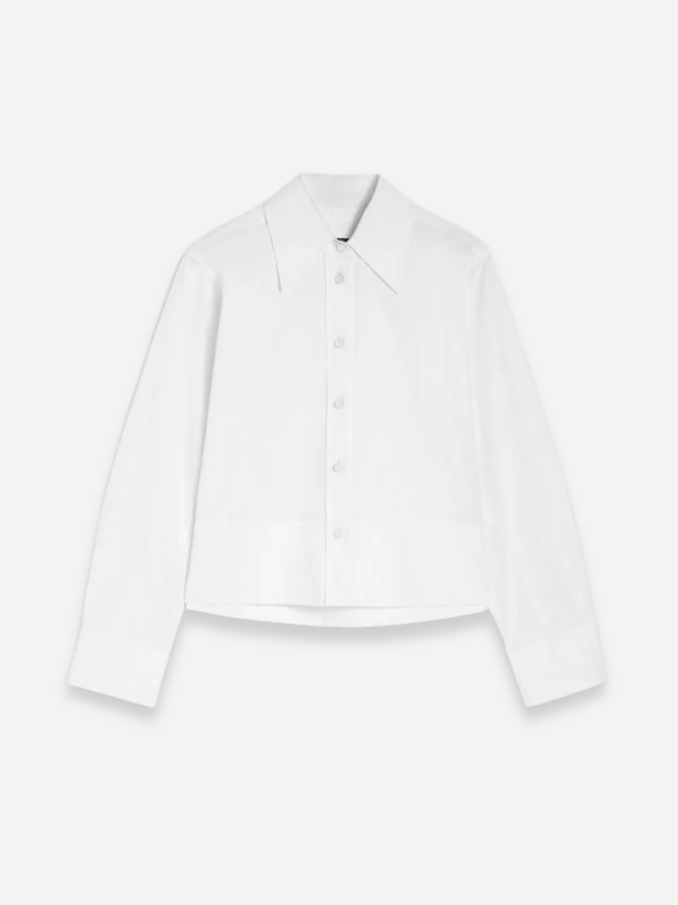 Jil Sander-Organic Cotton Poplin Shirt - White-Shirts-Boboli-Vancouver-Canada