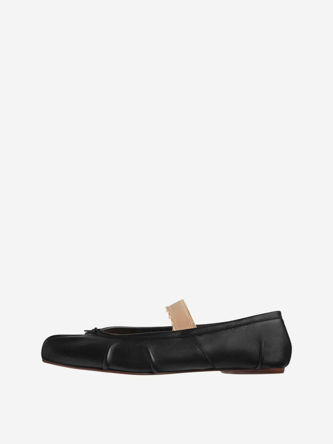 Maison Margiela-Tabi Elastic Band Flat - Black-Shoes-Boboli-Vancouver-Canada