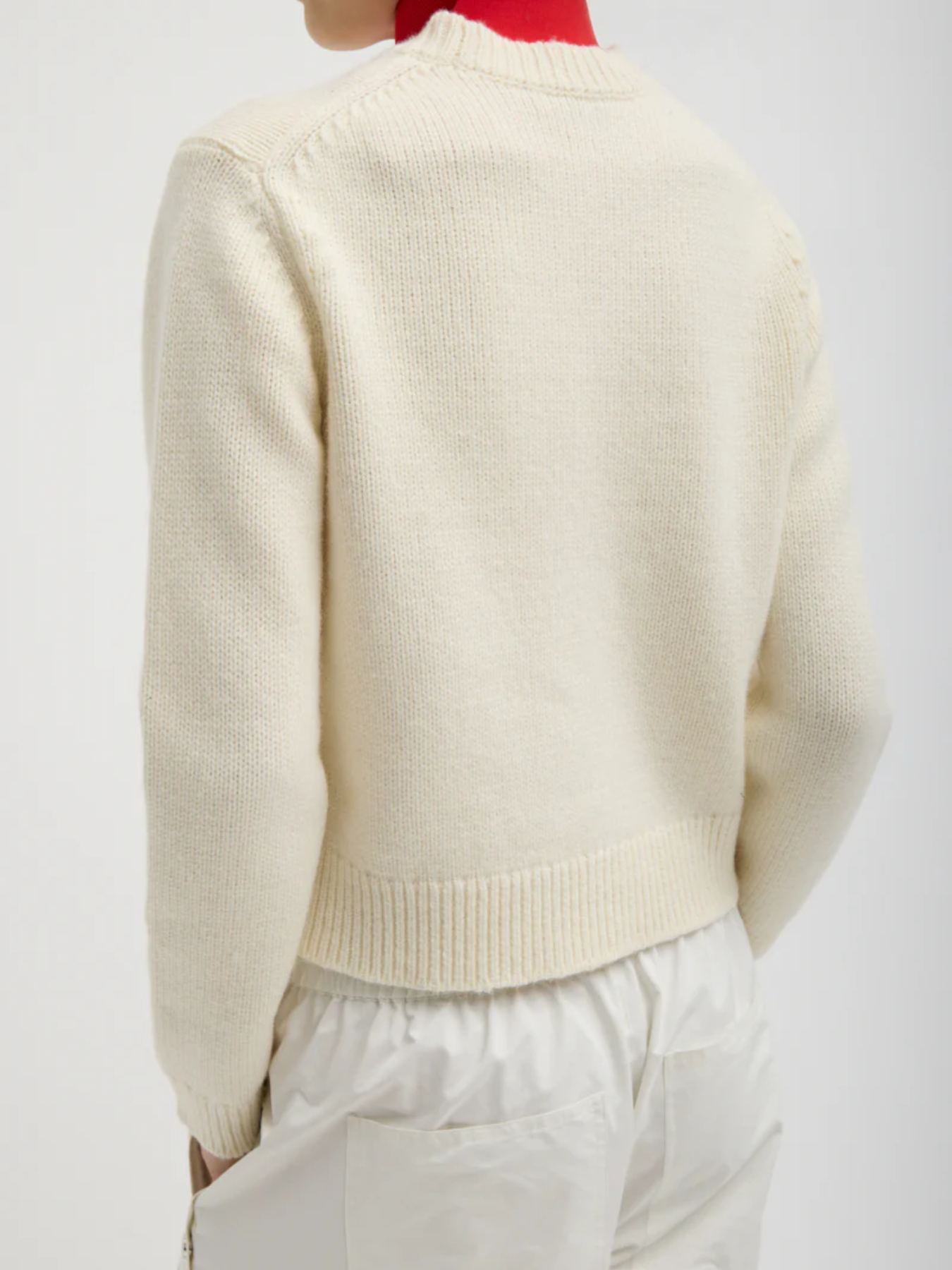Tibi-Soft Wool Shrunken Ski Sweater - Ivory/Multi-Sweaters-Boboli-Vancouver-Canada