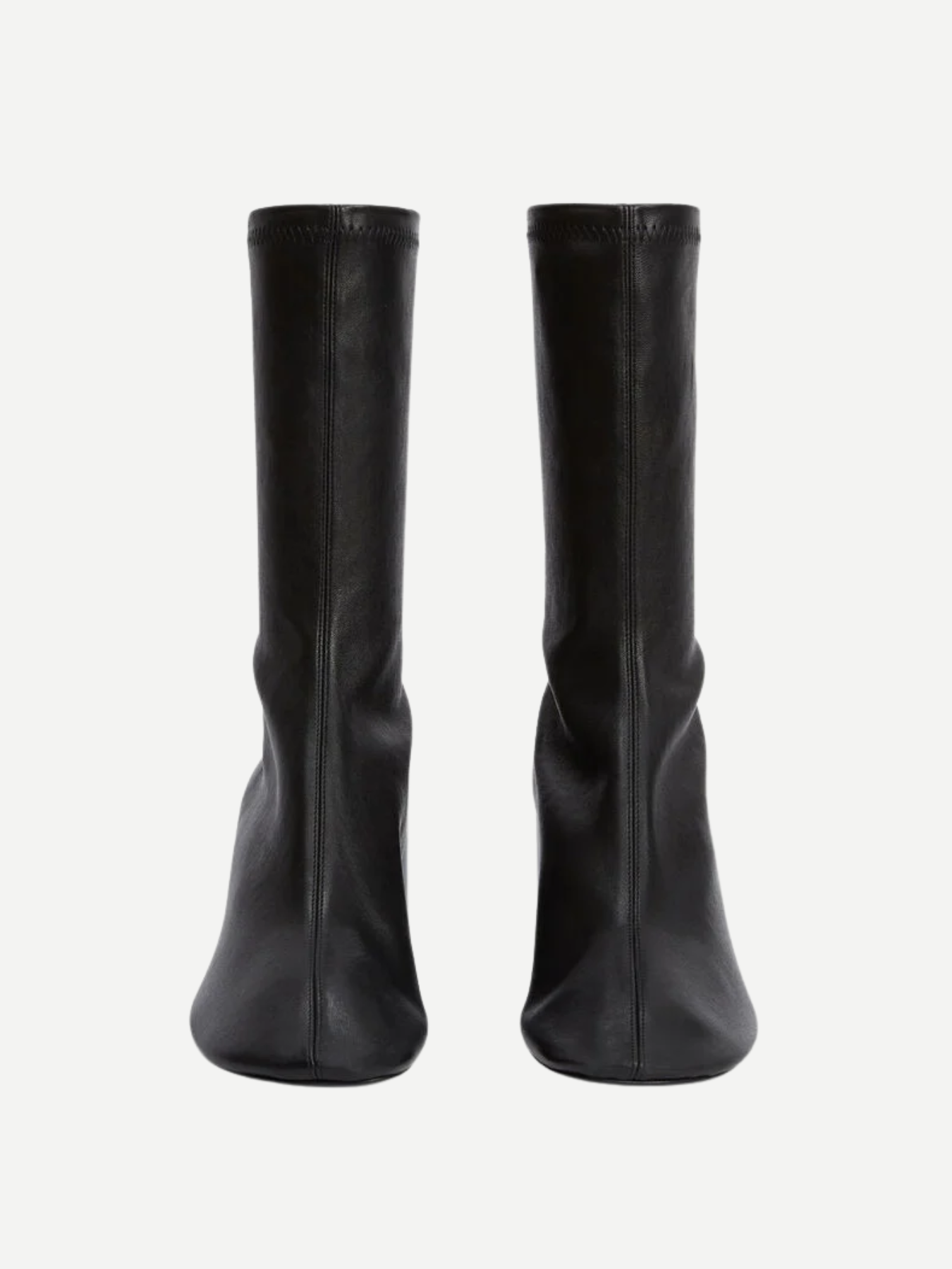 Jil Sander-Nappa Stretch Leather Ankle Boot - Black-Shoes-Boboli-Vancouver-Canada