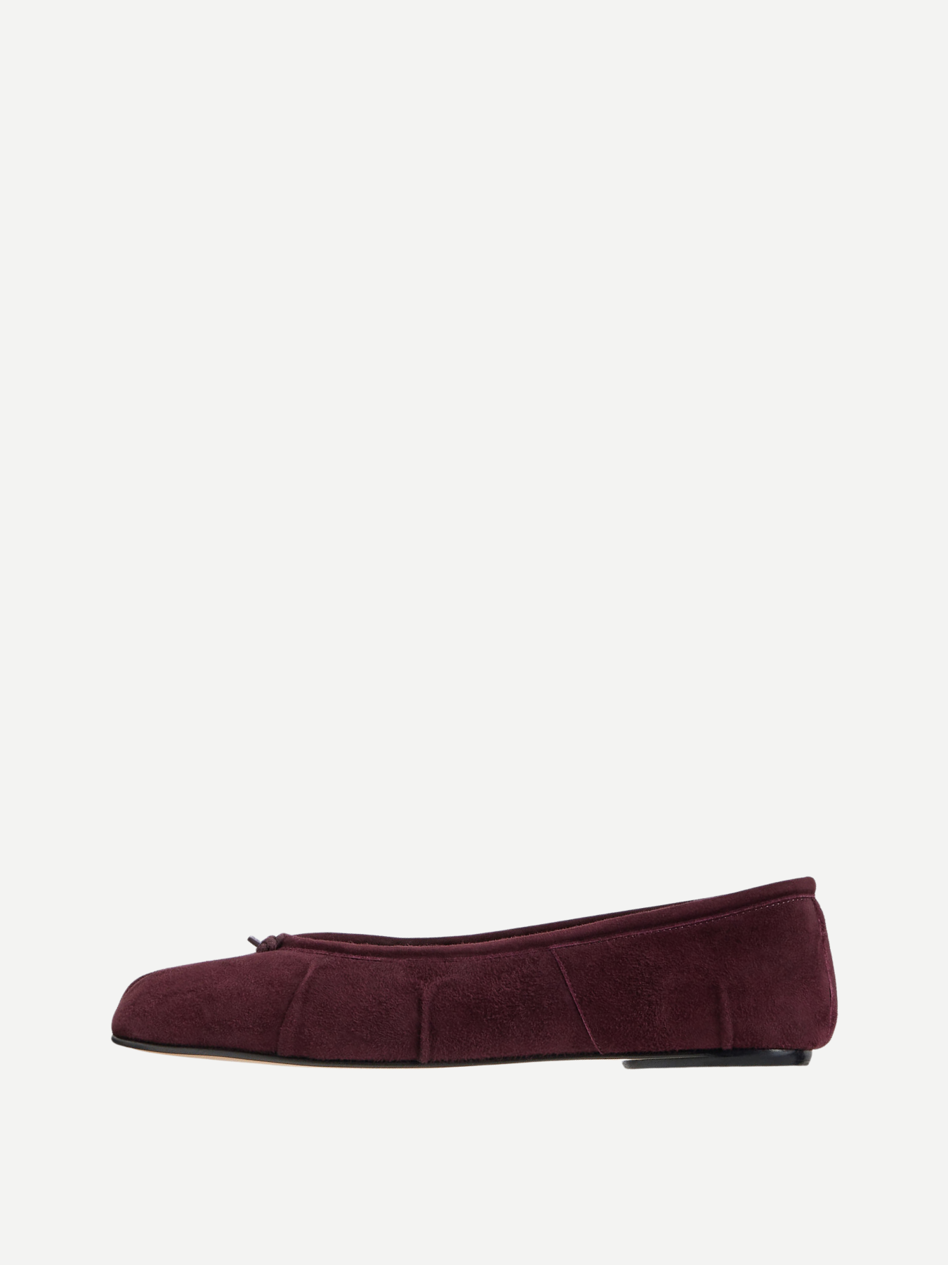 Maison Margiela-Tabi New Suede Ballerina - Wine Tasting-Shoes-Boboli-Vancouver-Canada