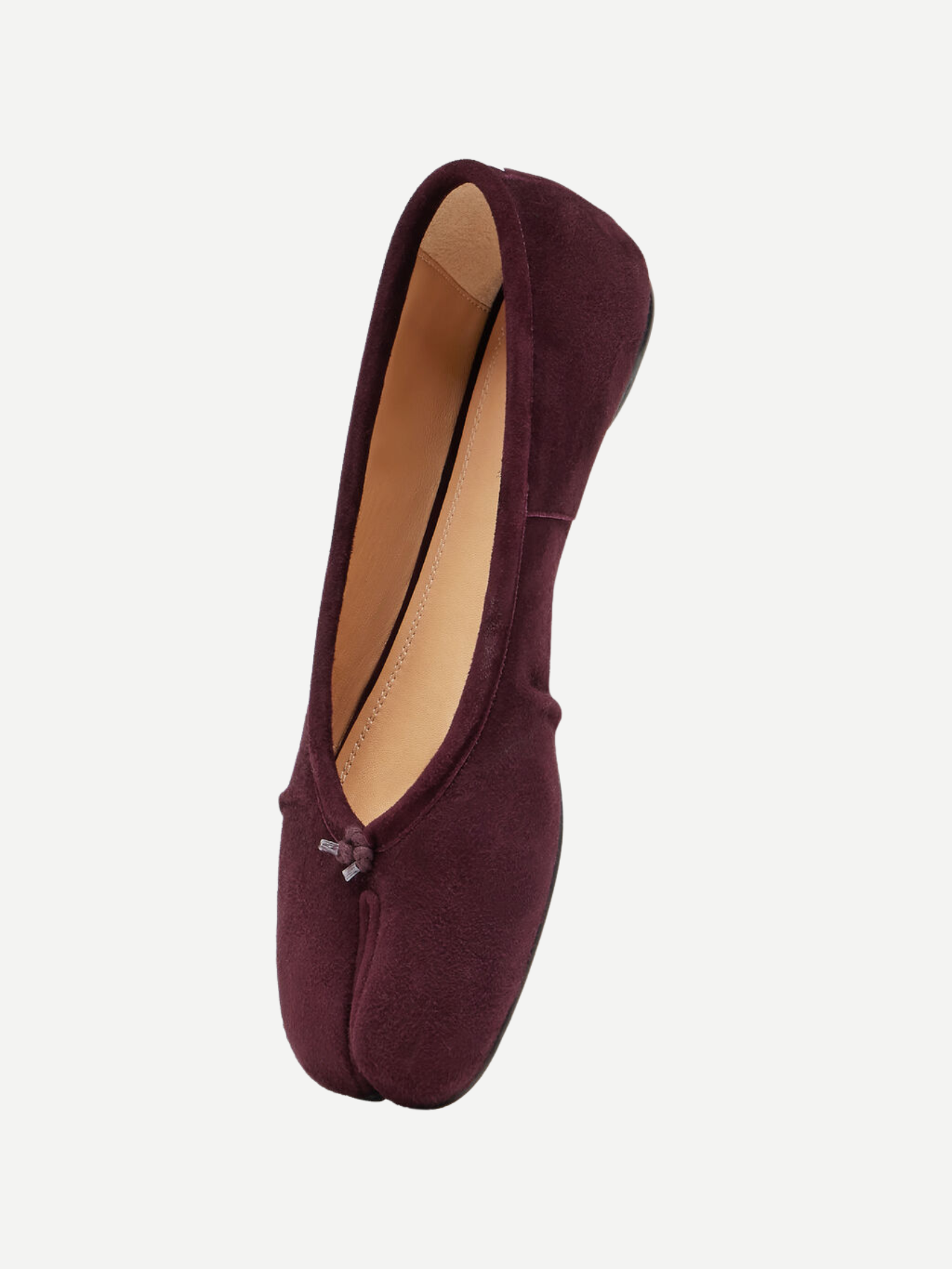 Maison Margiela-Tabi New Suede Ballerina - Wine Tasting-Shoes-Boboli-Vancouver-Canada