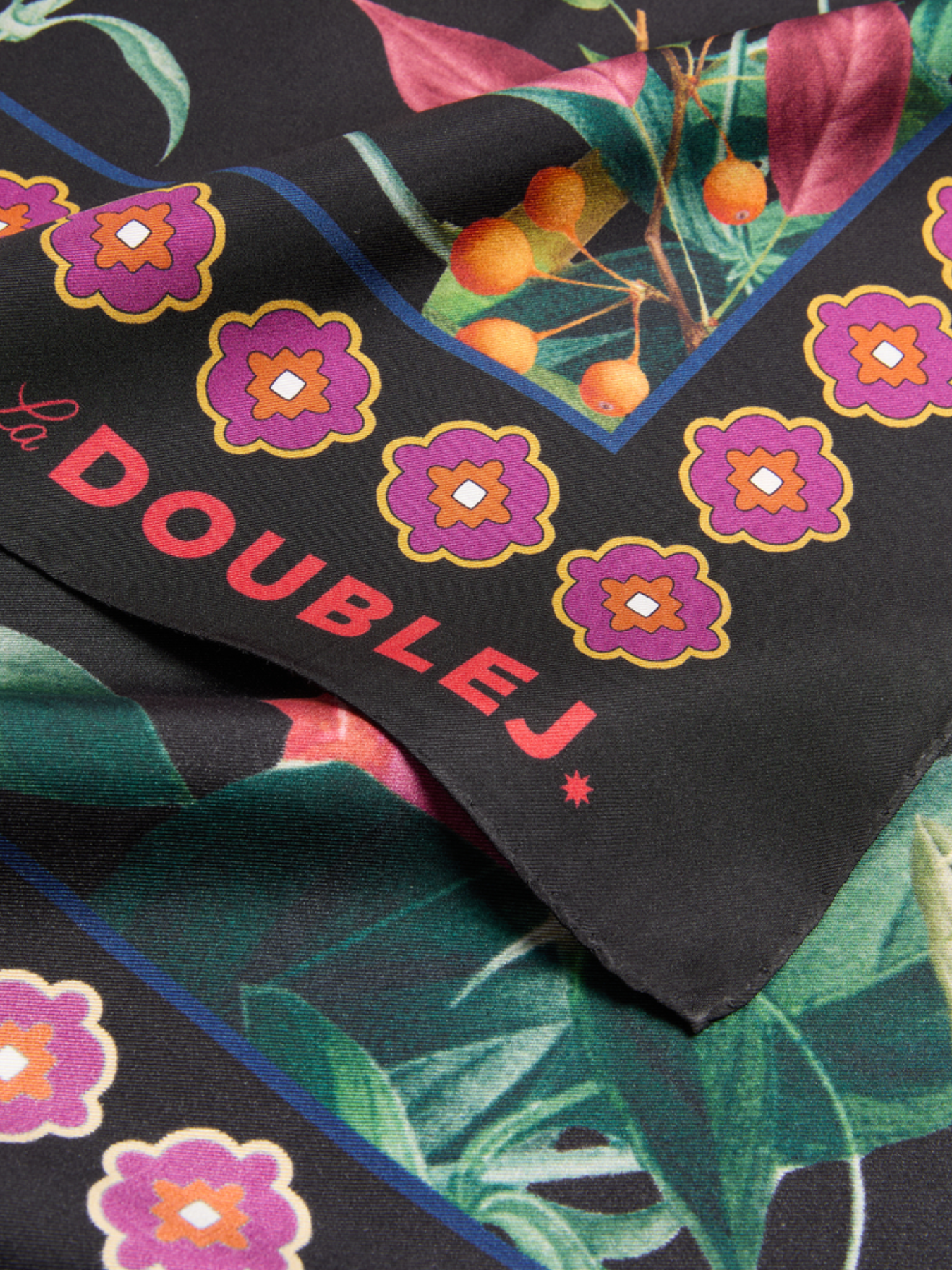La DoubleJ-Foulard - Zooflora Butterbird-Scarves-Boboli-Vancouver-Canada
