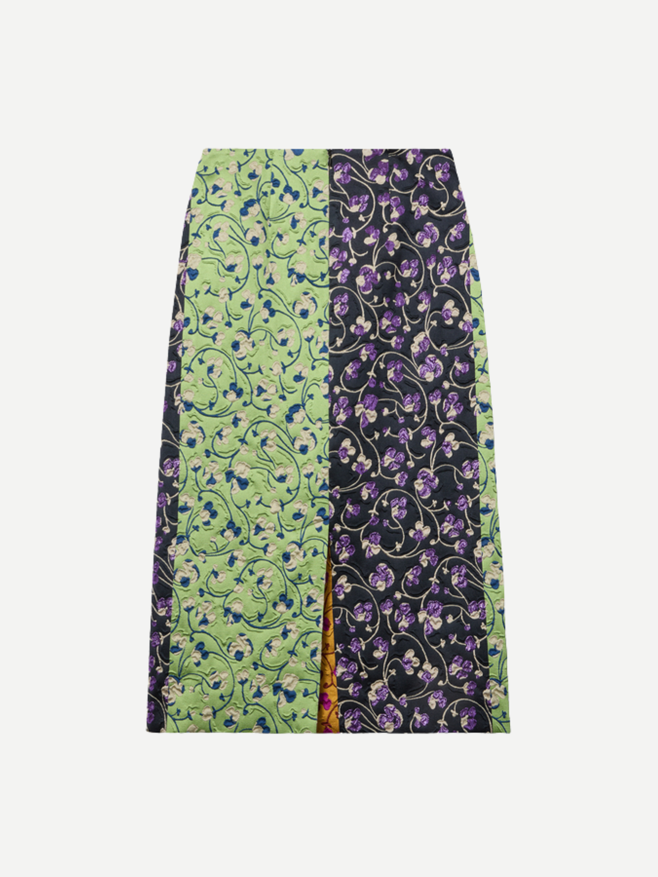 La DoubleJ-Pencil Skirt - Honeysuckle Tricolor-Skirts-Boboli-Vancouver-Canada