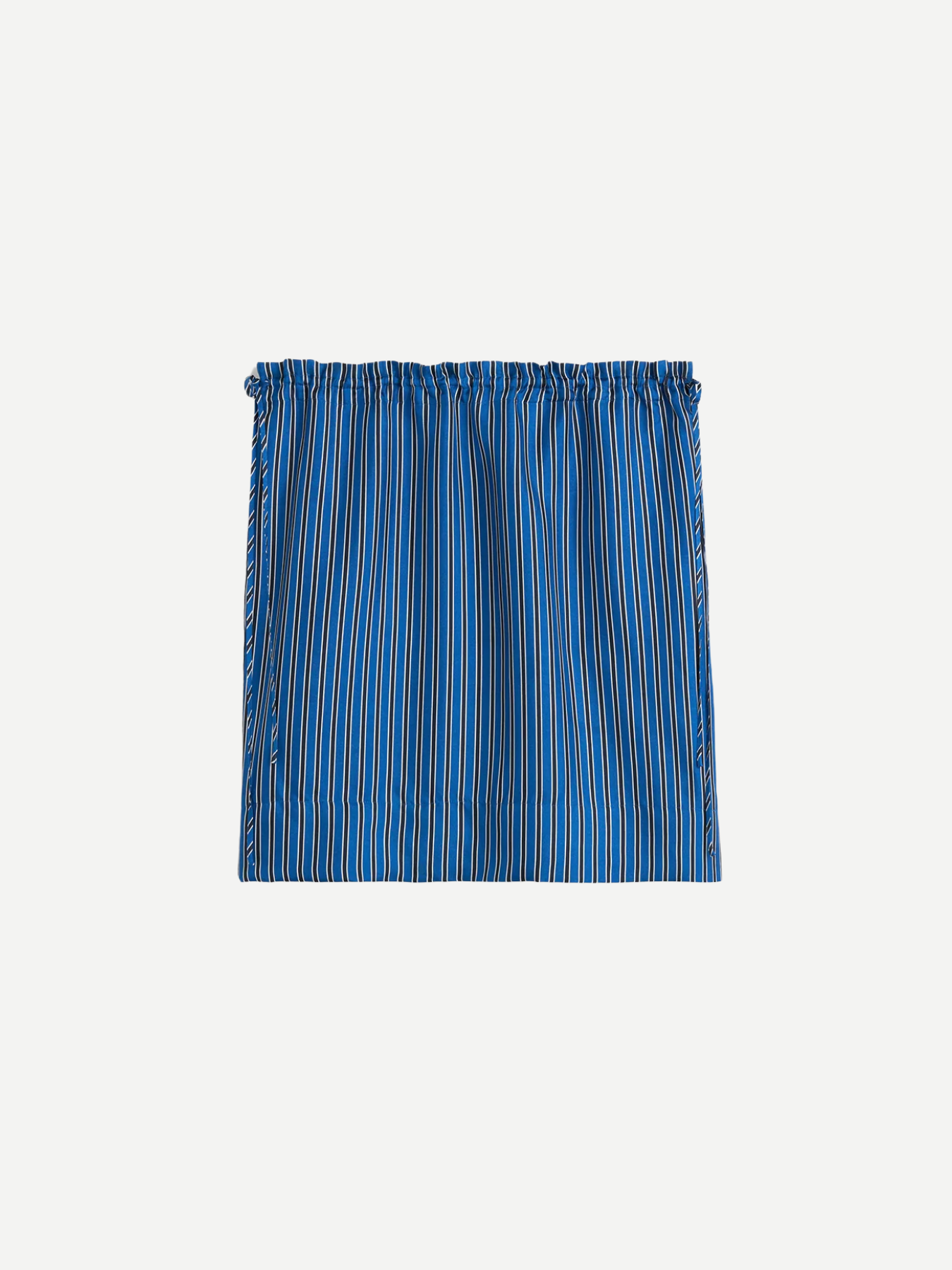 Totême-Striped Mini Skirt - Blue/Navy-Skirts-Boboli-Vancouver-Canada