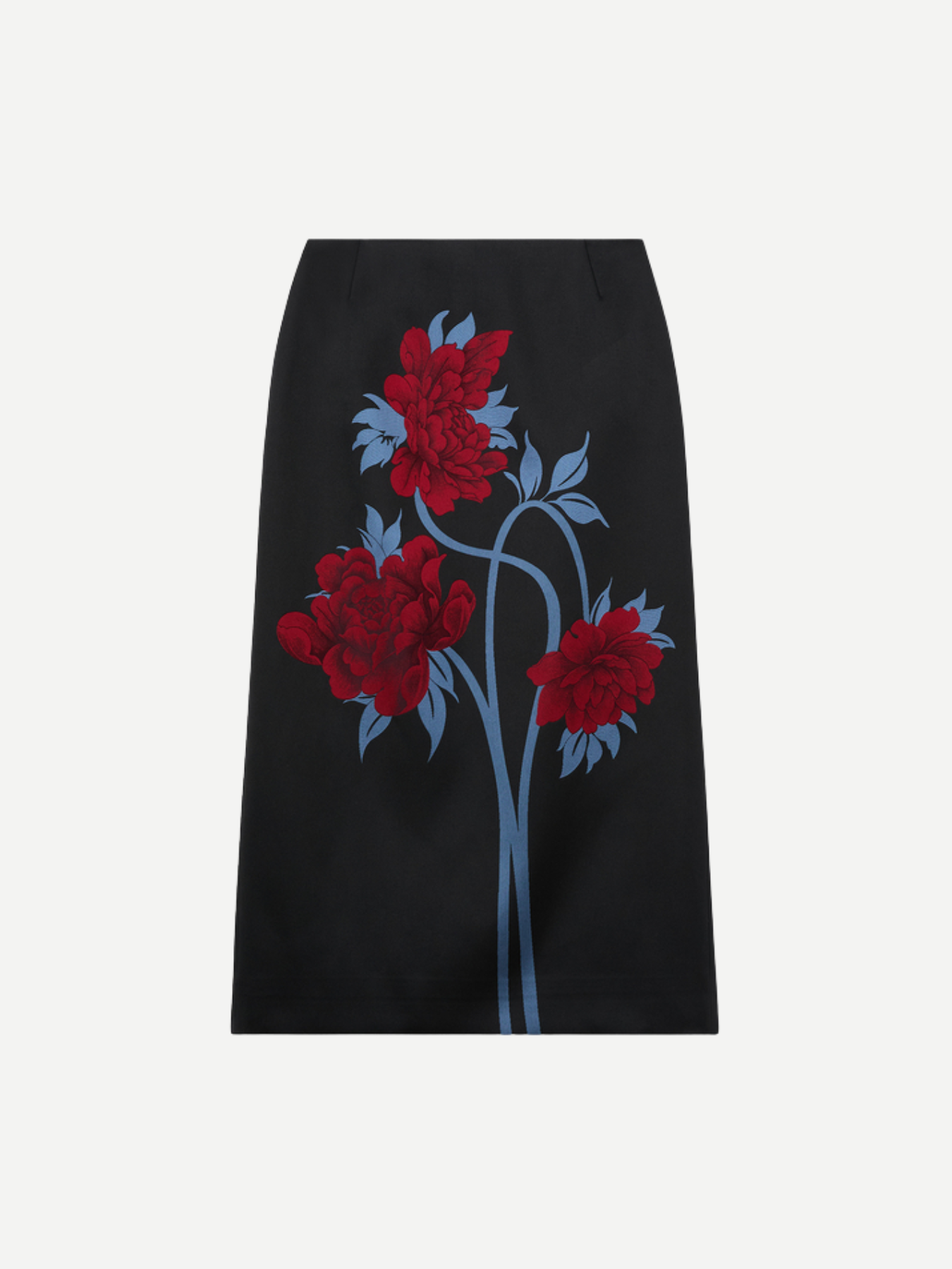 La DoubleJ-Pencil Skirt - Blue-Skirts-Boboli-Vancouver-Canada