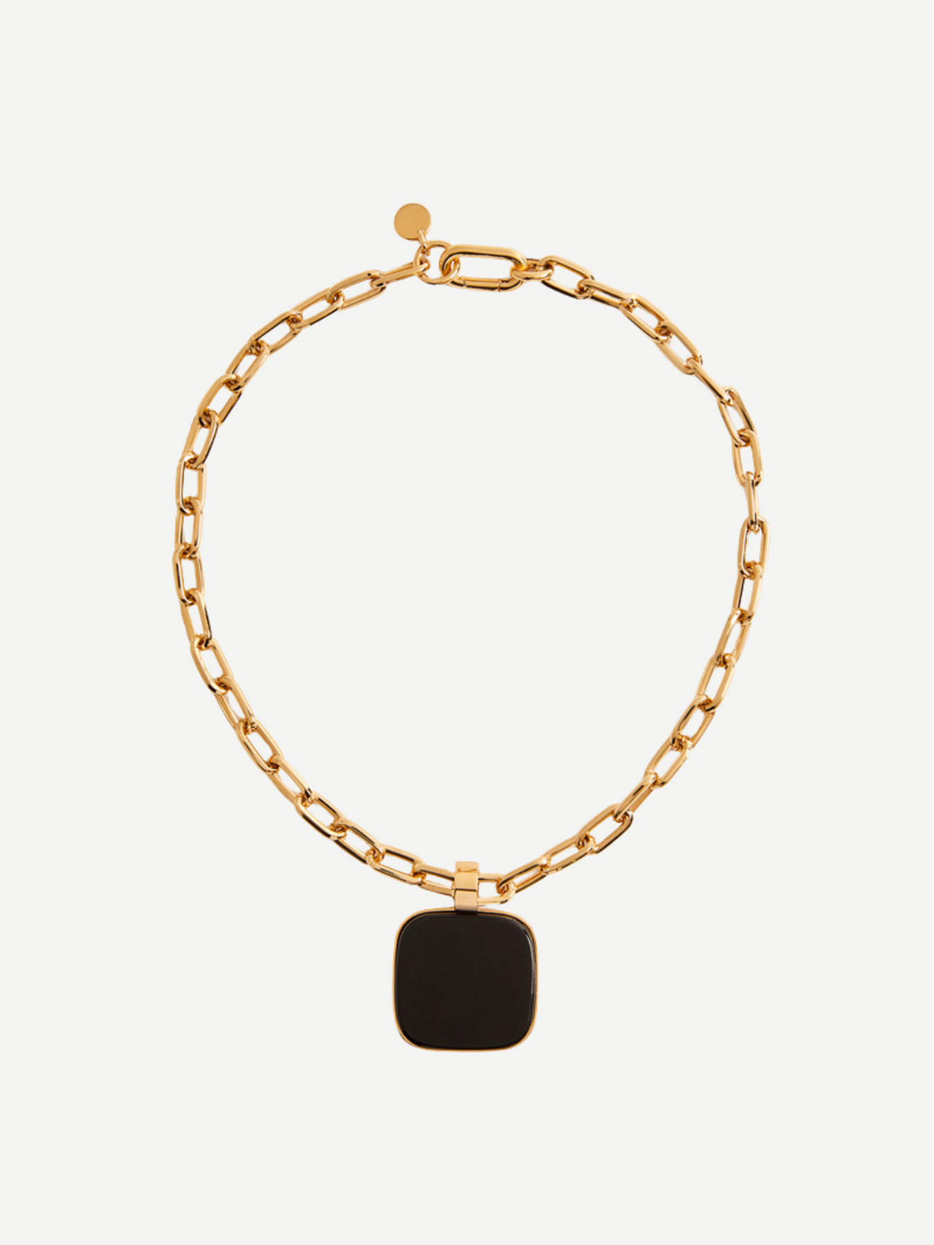La DoubleJ-Soul Pendant Necklace - Onix-Necklaces-Boboli-Vancouver-Canada