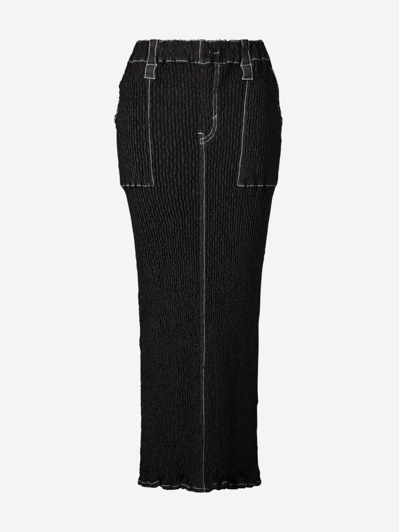 Issey Miyake-Wavelet Ensemble Skirt - Black-Skirts-Boboli-Vancouver-Canada