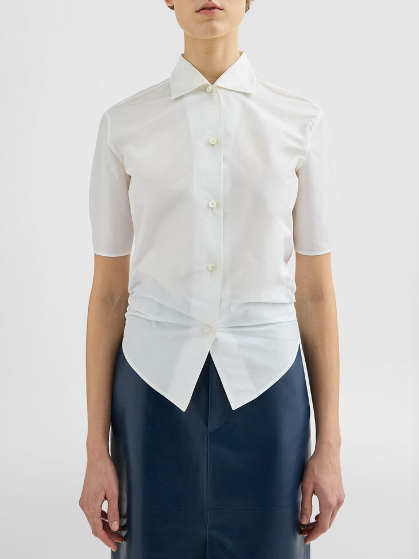 Technical Crispy Fille Shirt - Optic White