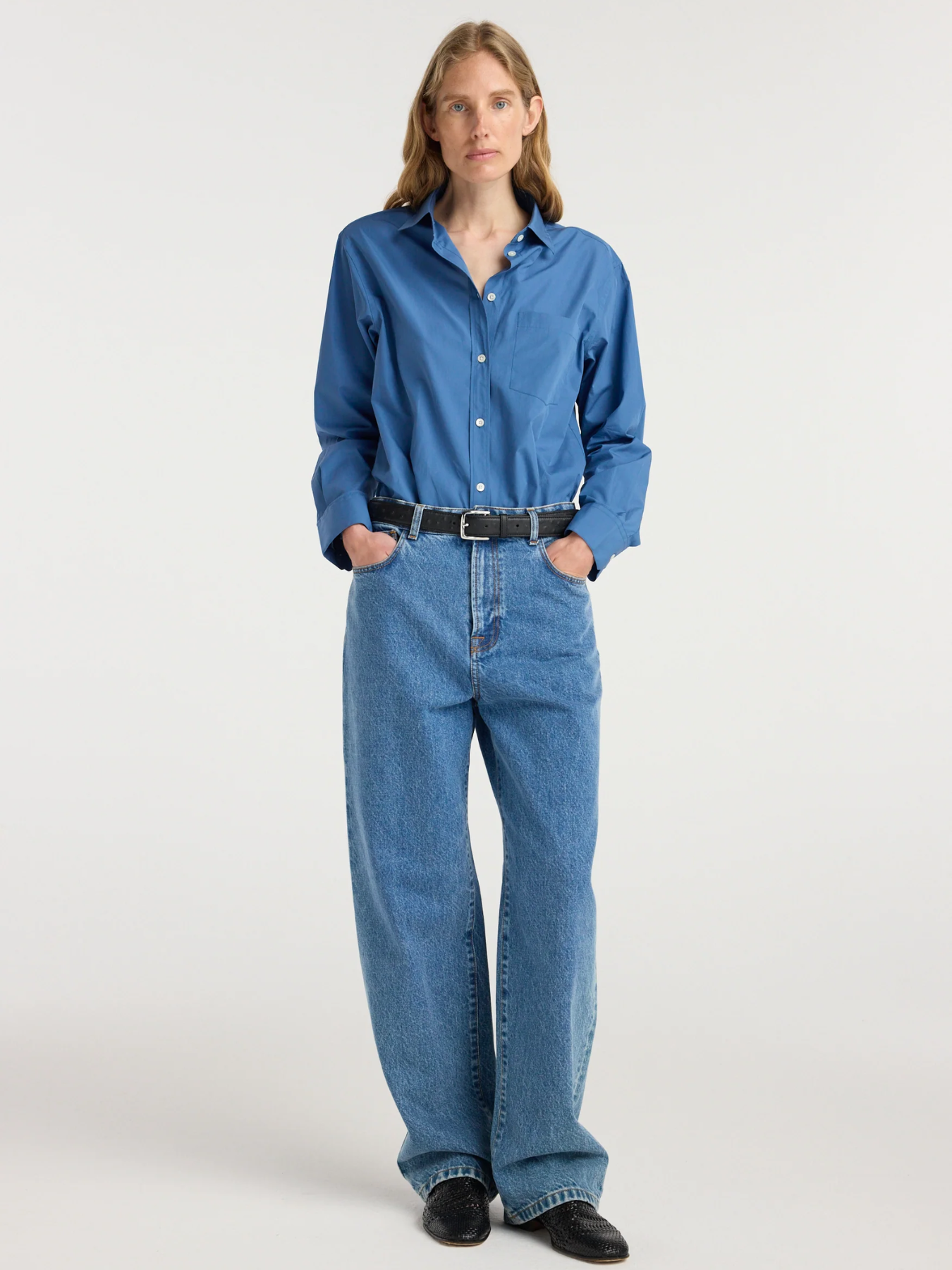 Róhe-Bruun - Signature Baggy Denim - Heritage Blue-Pants-Boboli-Vancouver-Canada