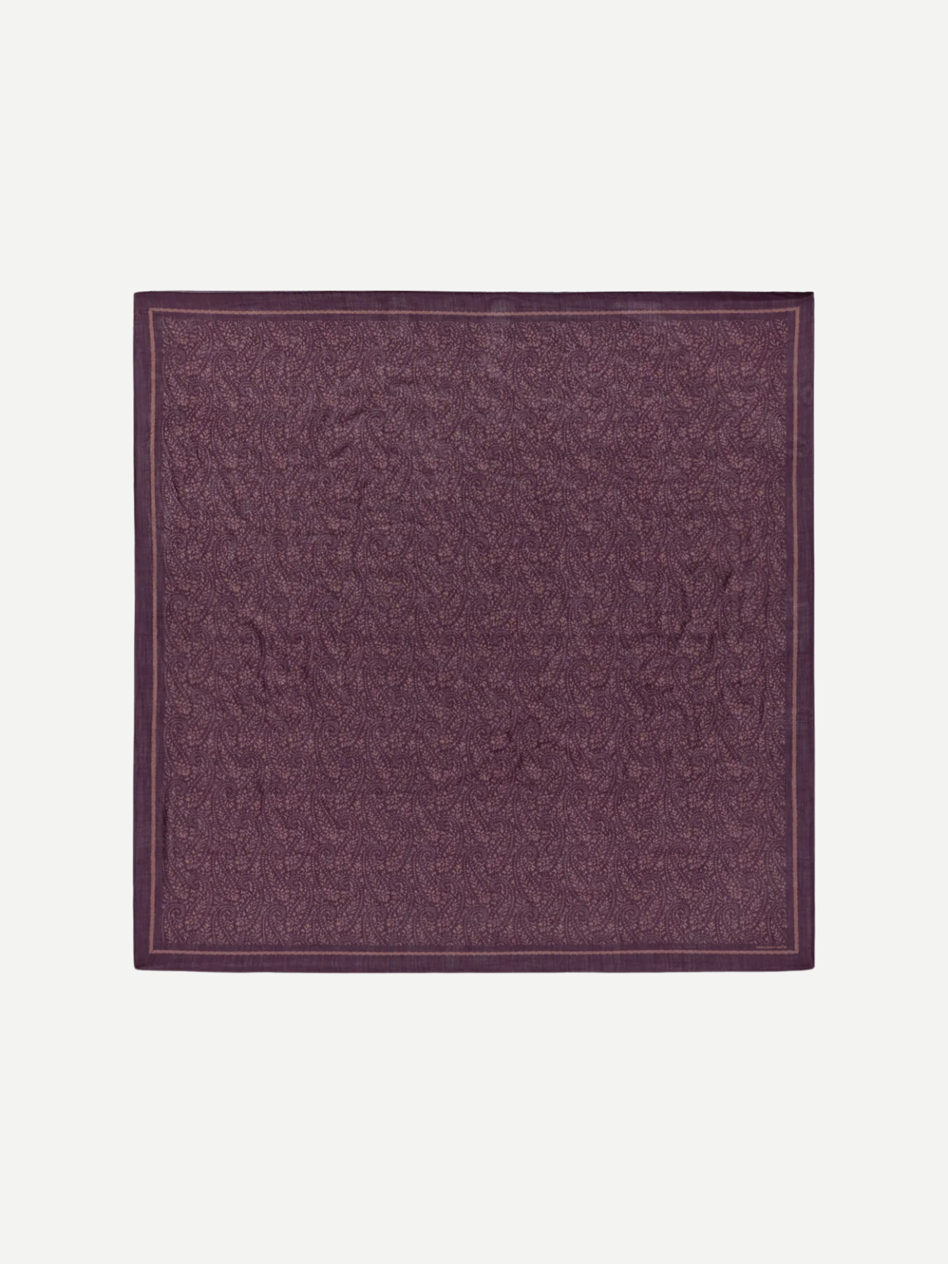 Massimo Alba-Stole Floral 135X135 Cm - Tibetan Red-Accessories-Boboli-Vancouver-Canada