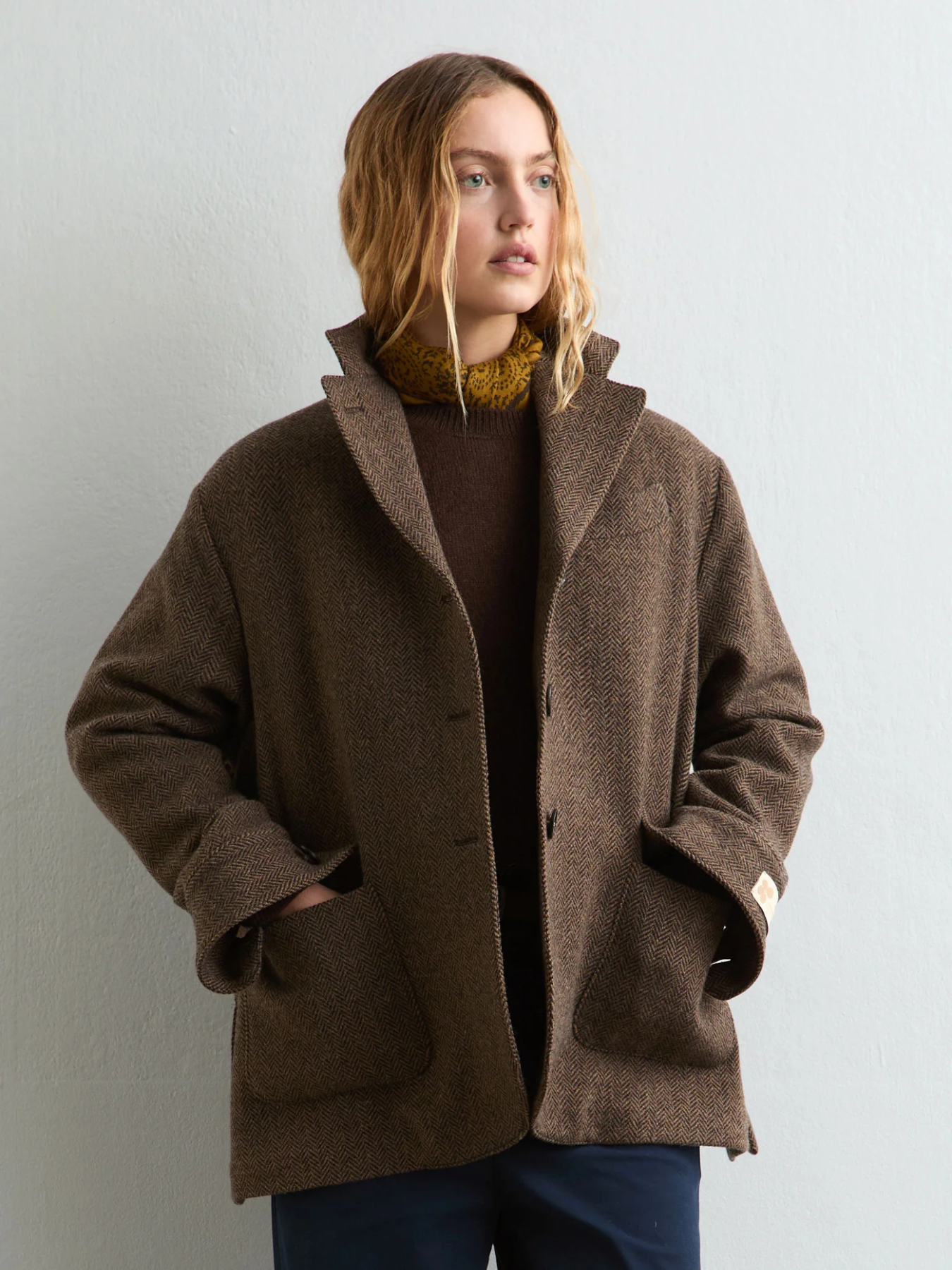 Massimo Alba-Milly Caban Coat - Brown-Coats-Boboli-Vancouver-Canada