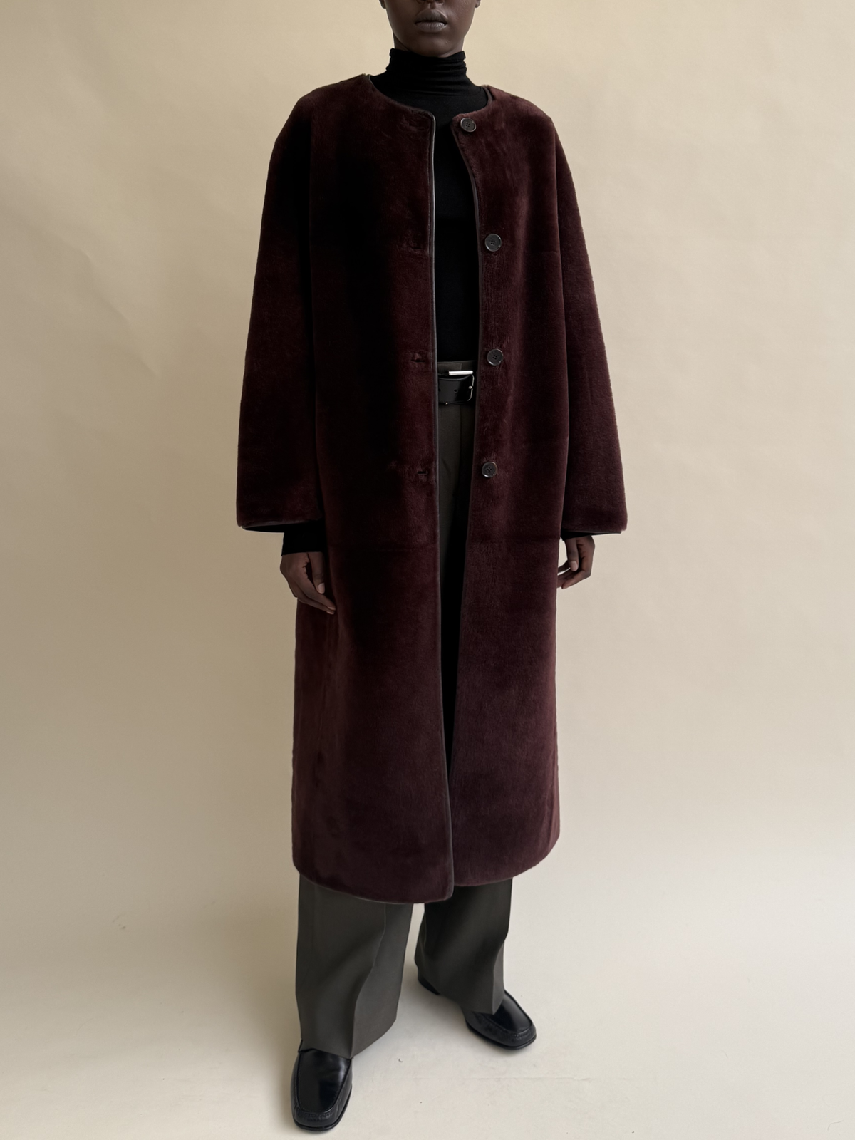 Arma-Rilana Merinillo Lacon Nappa - Mahogany-Coats-Boboli-Vancouver-Canada