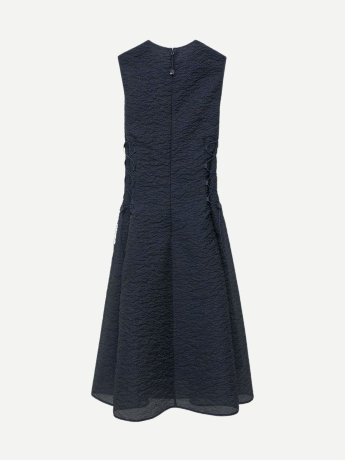 Cecilie Bahnsen-Dress Brodia Matelasse - Navy-Dresses-Boboli-Vancouver-Canada