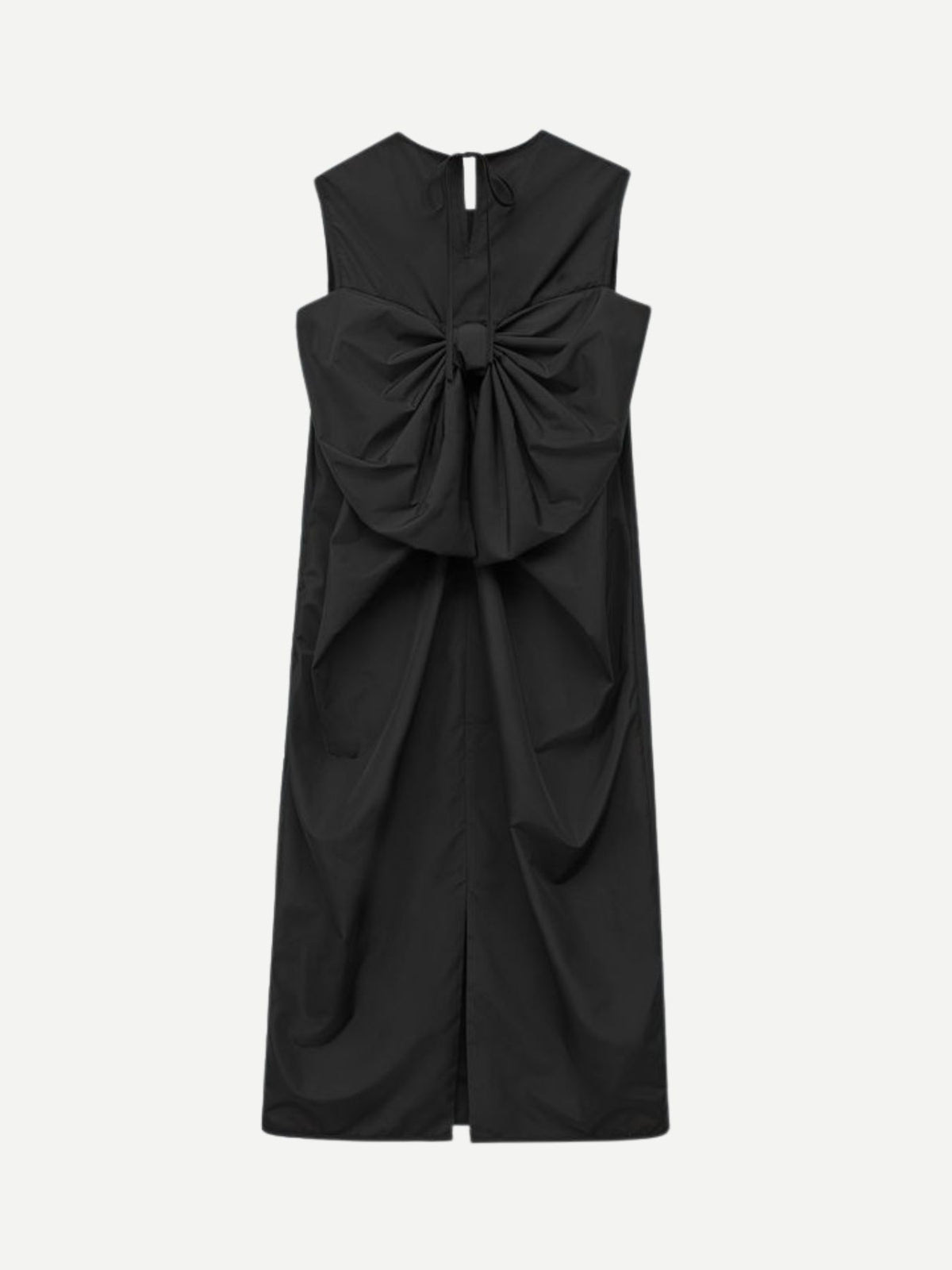 Cecilie Bahnsen-Dress Recycled Faille - Black-Dresses-Boboli-Vancouver-Canada