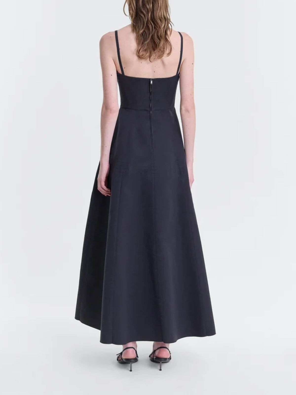FFORME-Neneh Flared Bustier Dress-Black-Dresses-Boboli-Vancouver-Canada