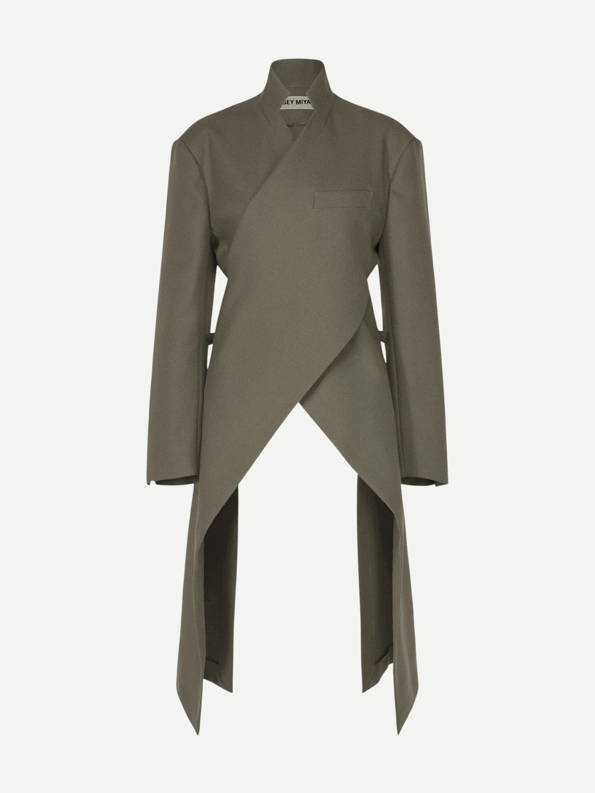 Issey Miyake-Calligraph Jacket-Grey-Jackets-Boboli-Vancouver-Canada