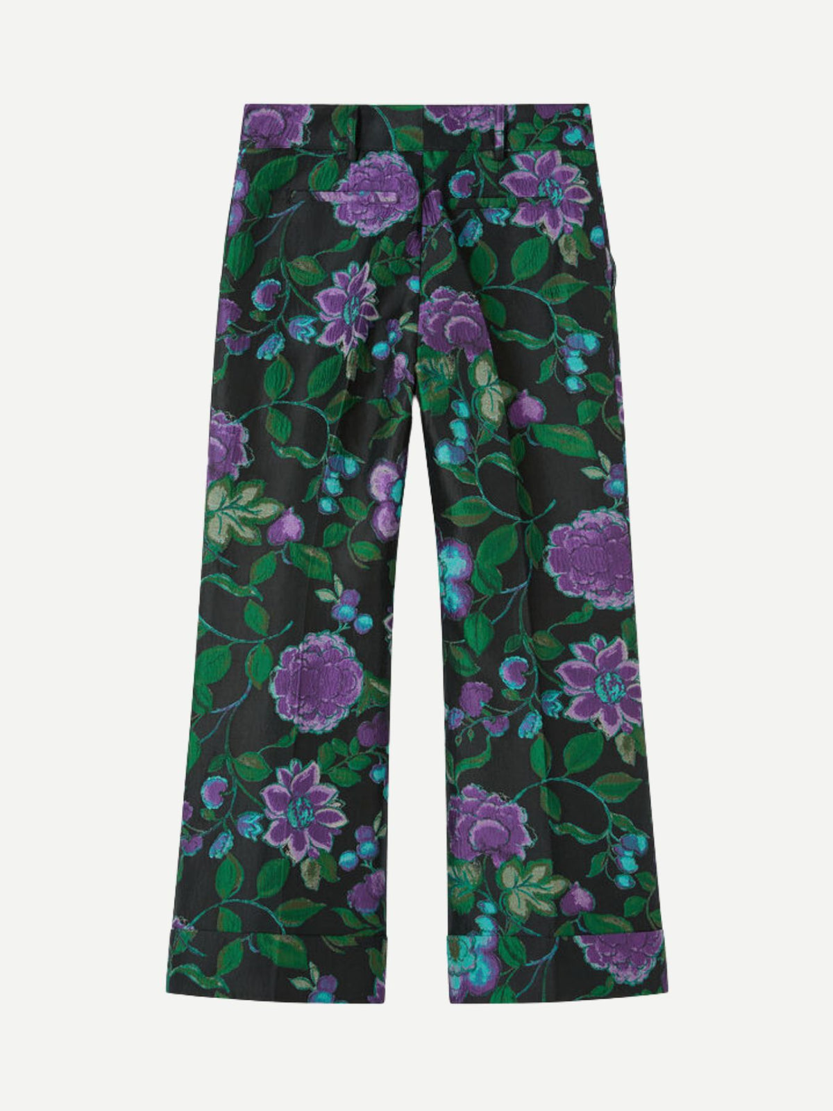 La DoubleJ-Hendrix Pants - Botanical Black-Pants-Boboli-Vancouver-Canada
