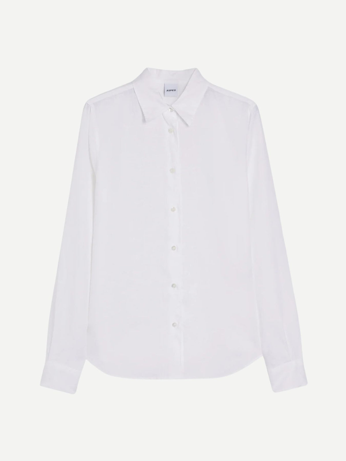 Aspesi-Camicia Mod.5422 - White-Blouses-Boboli-Vancouver-Canada